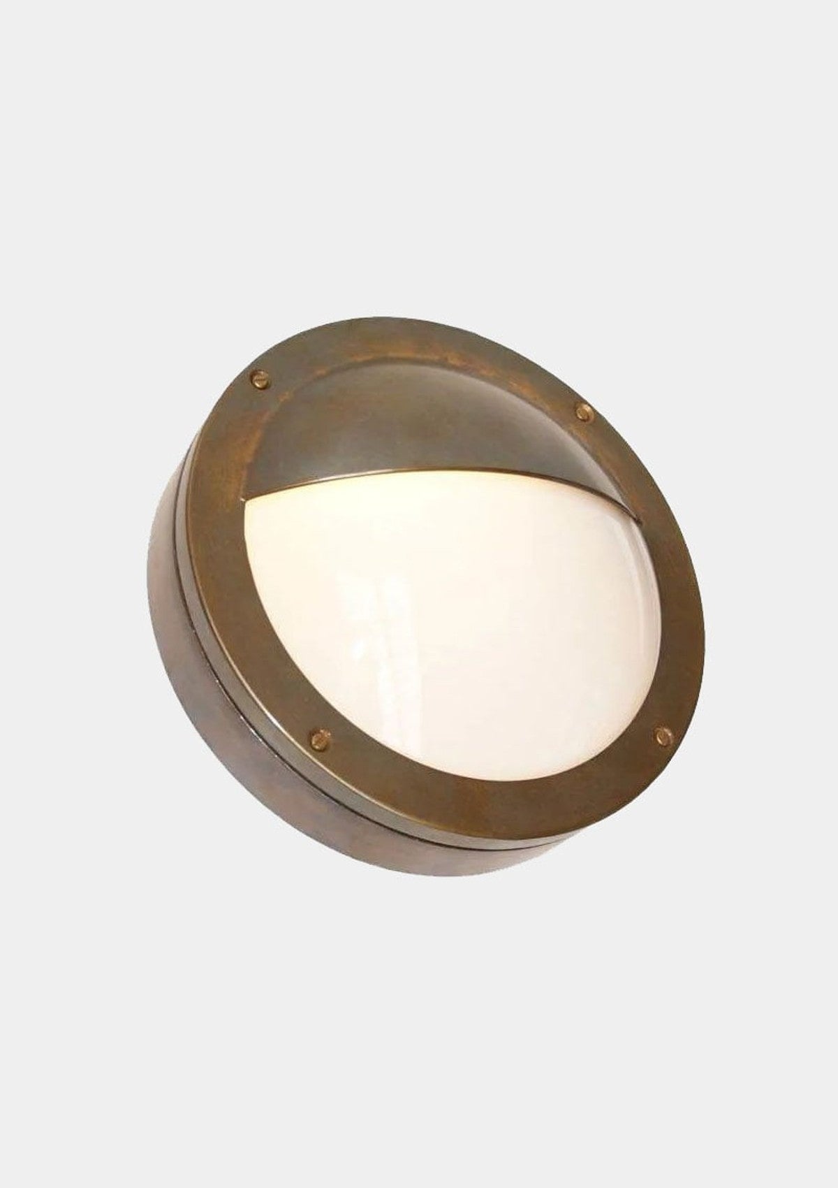Begawan Semi-Flush Wall Sconce – Antique Brass