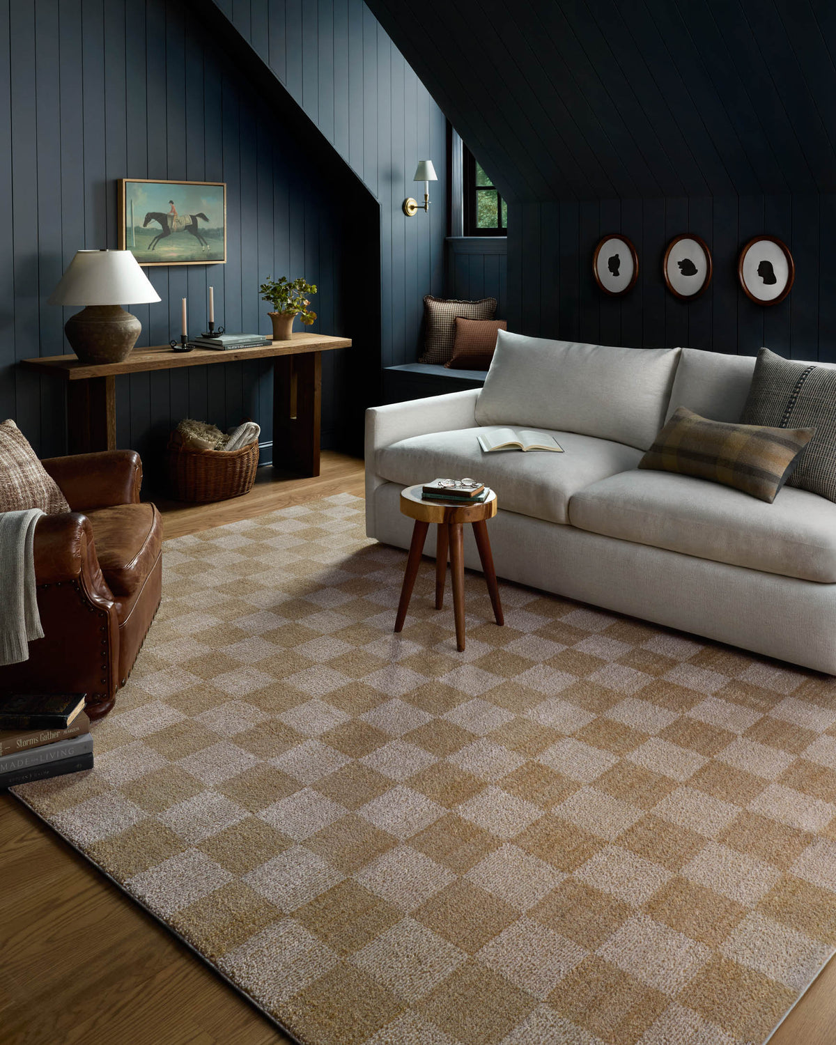Calvin Wheat/Ivory Rug – detail