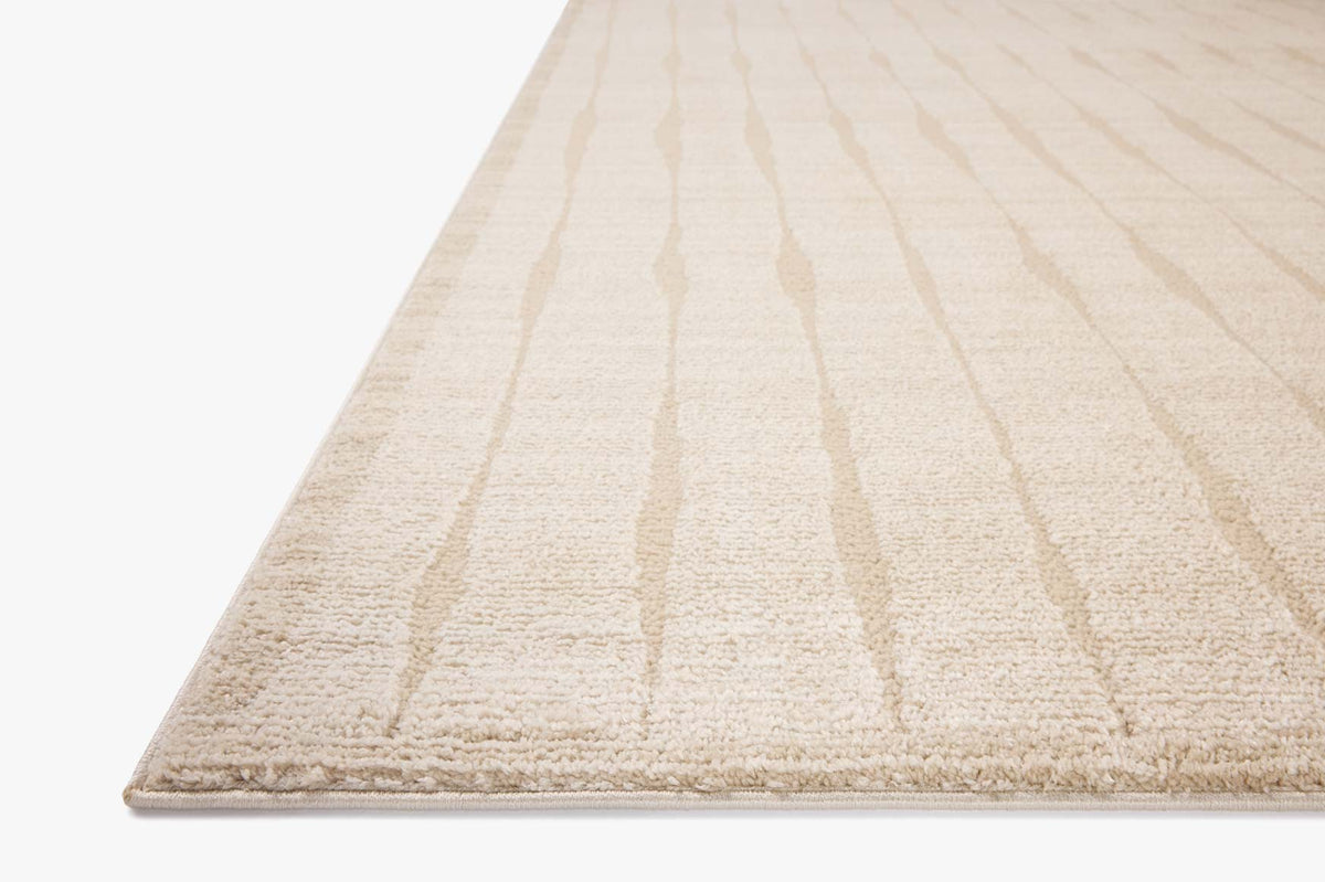 Calvin Ivory/Oatmeal Rug – corner detail