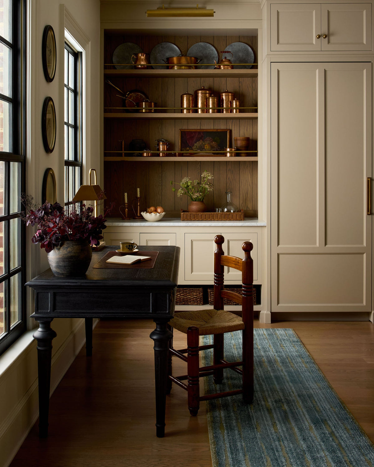 Calvin Ocean/Olive Rug – detail