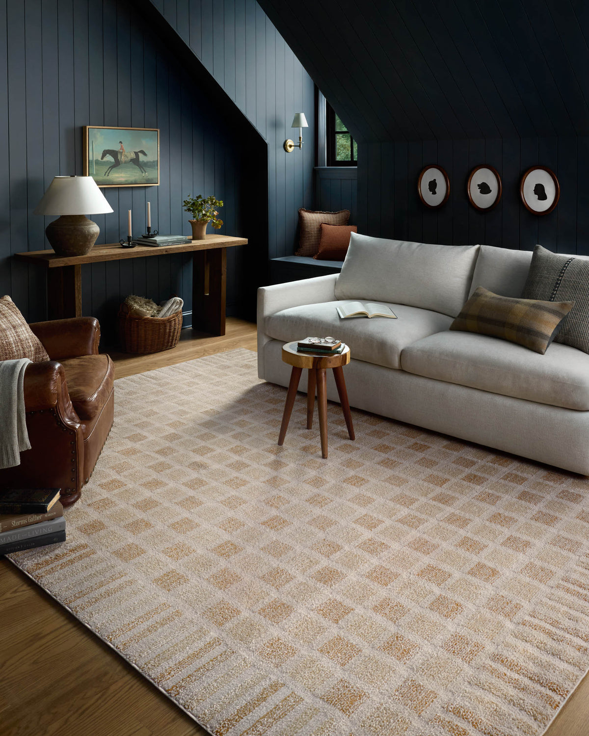 Calvin Bone/Natural Rug – detail