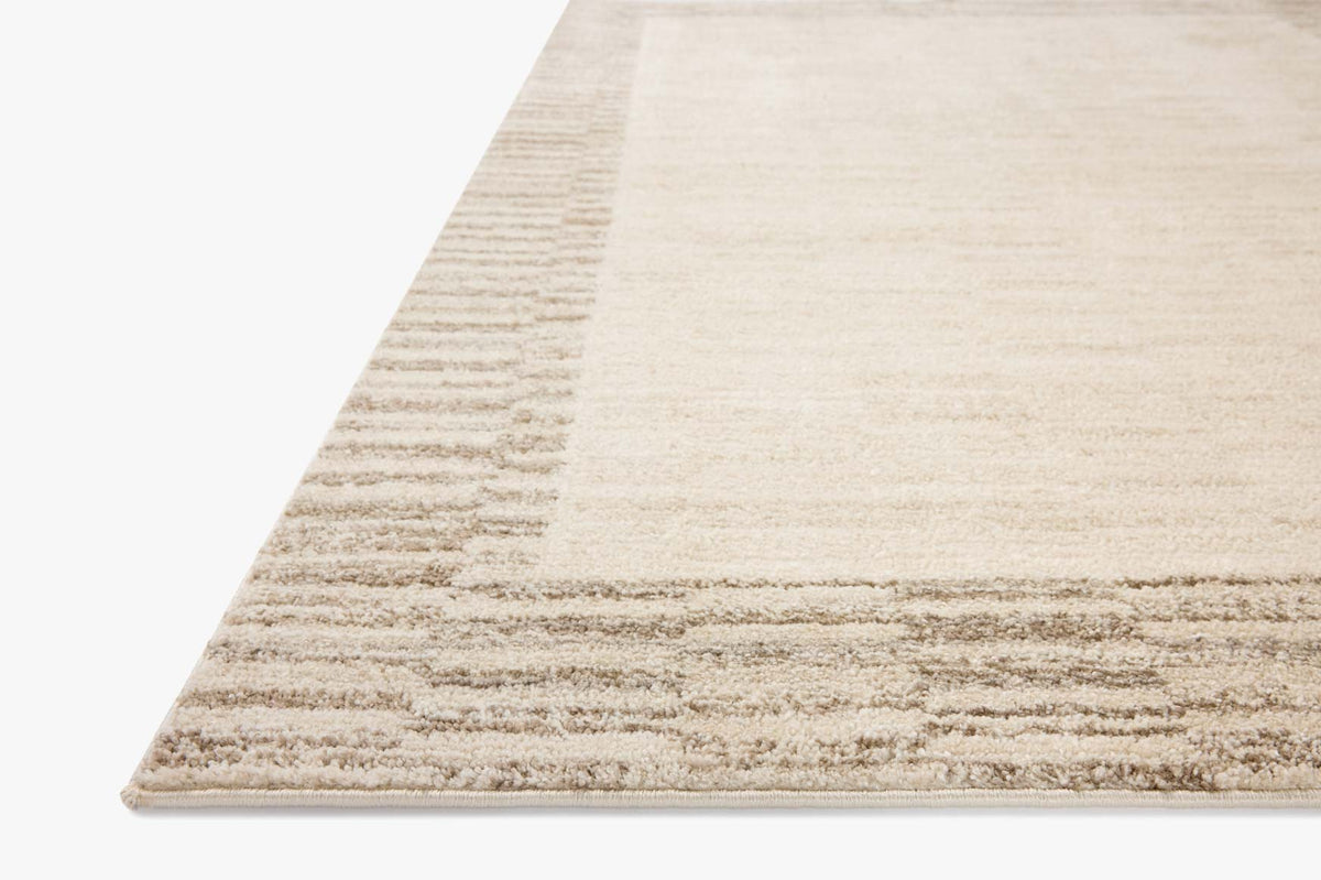 Calvin Ivory/Pebble Rug – corner detail