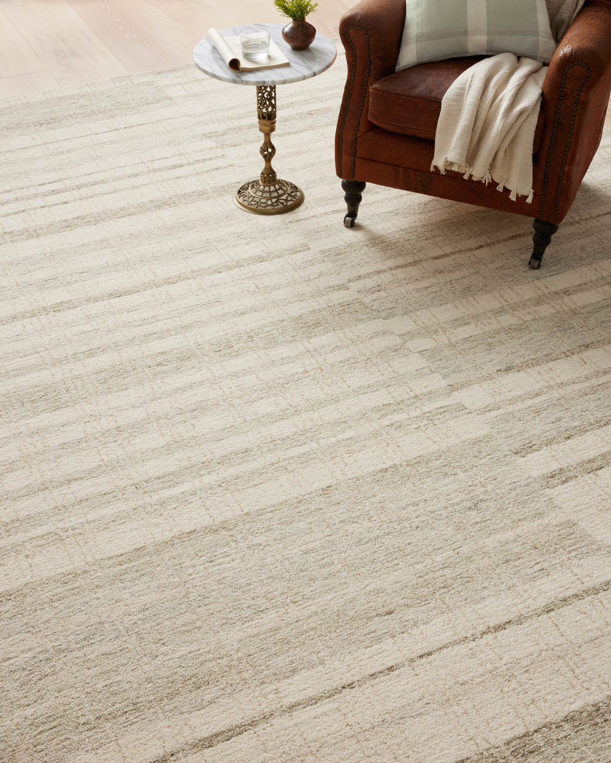 Chris Natural/Sage Rug – room scene