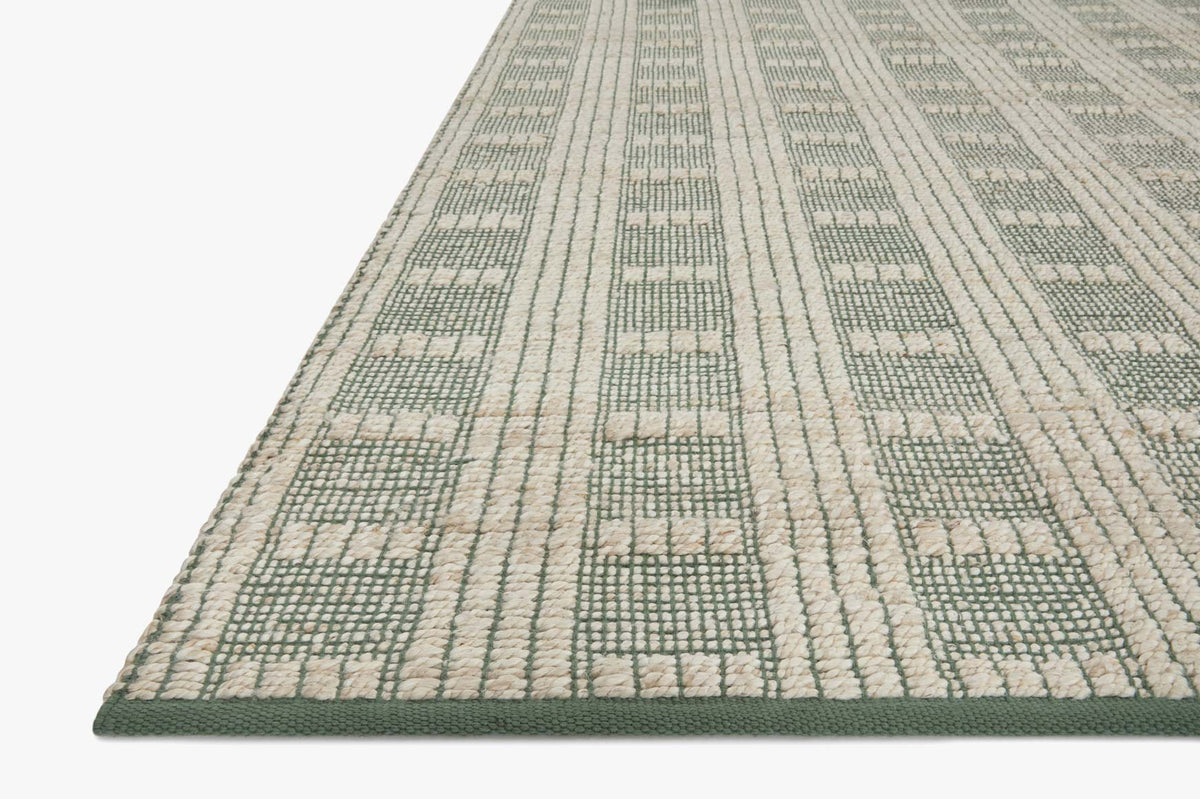 Colton Ivory/Sage Rug – corner detail