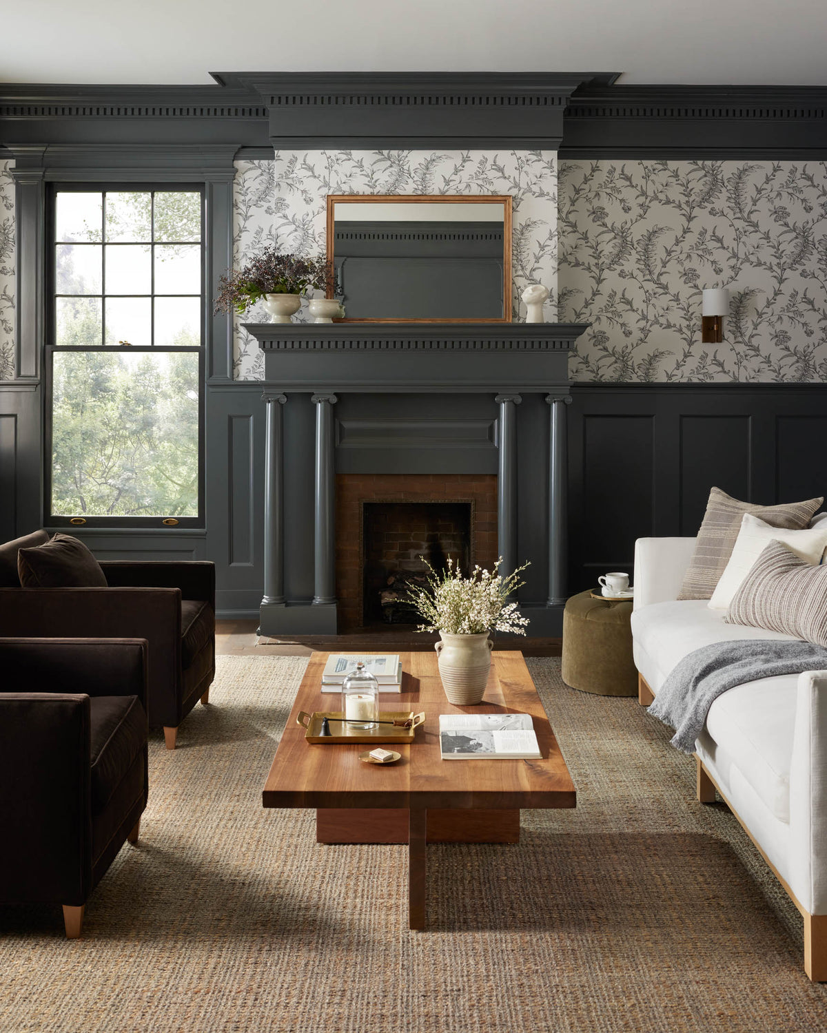 Cornwall Mocha/Natural Rug – room scene