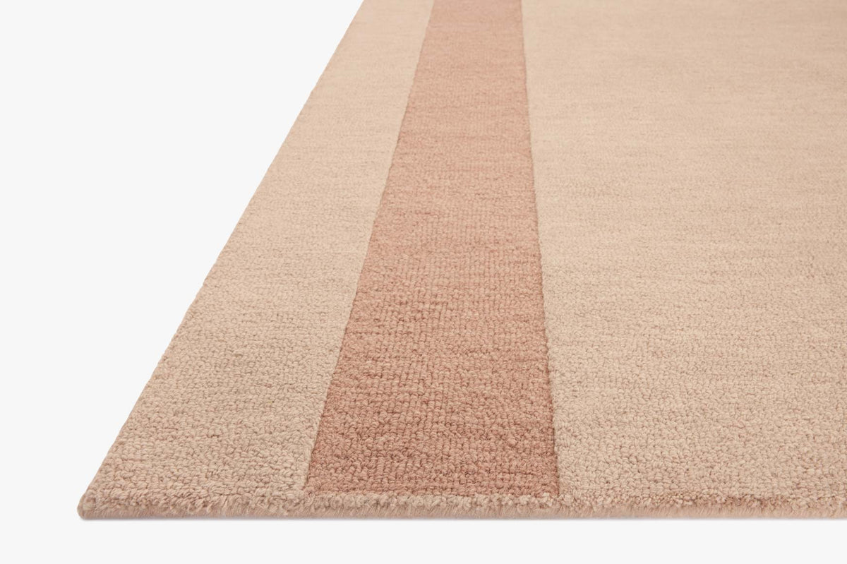 Craven Blush/Rose Rug – corner detail