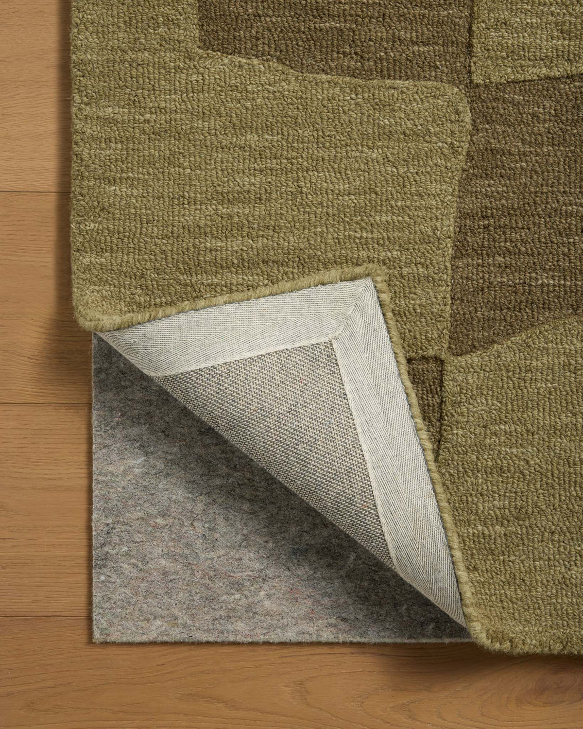 Craven Green/Olive Rug – detail