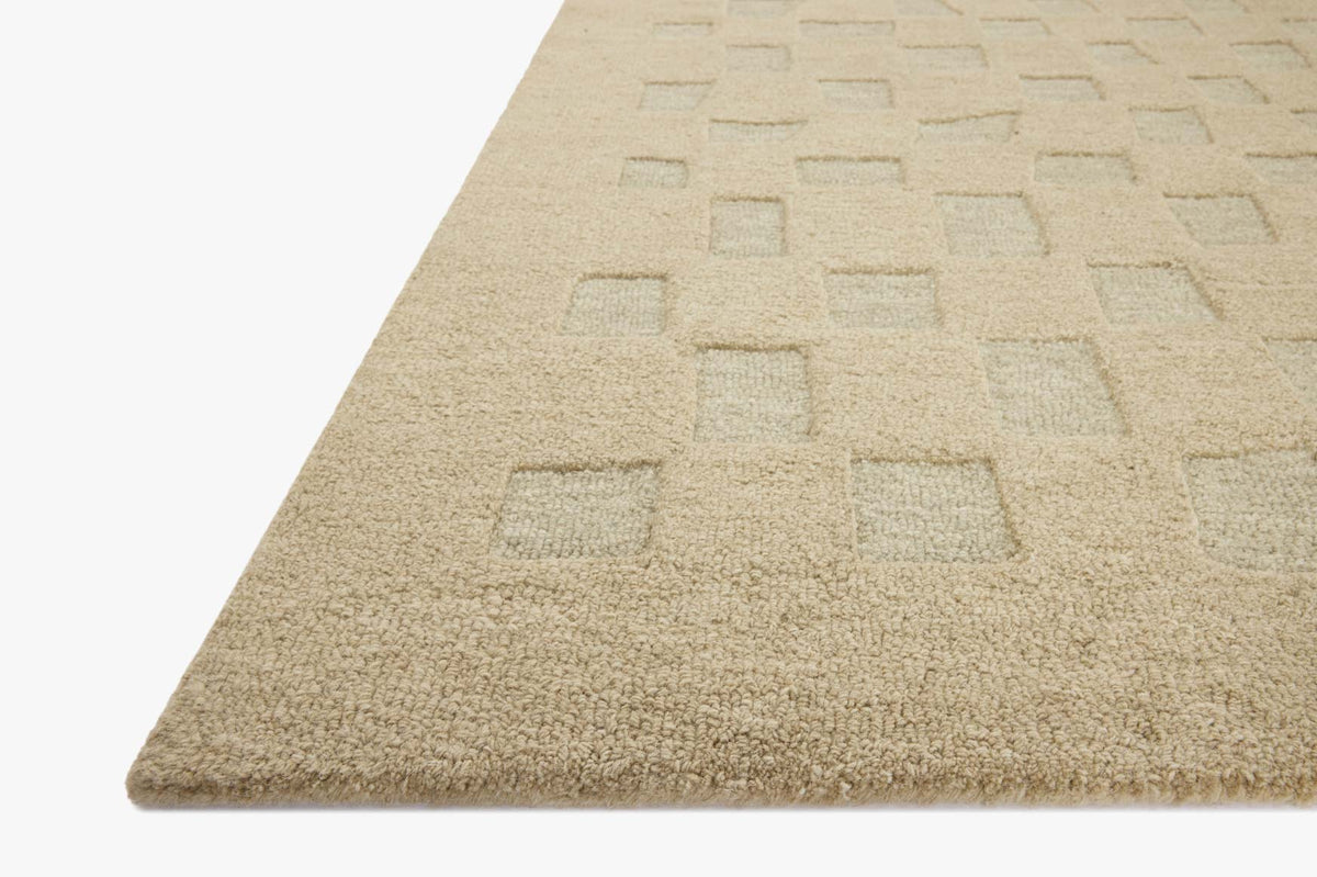 Craven Oatmeal/Dove Rug – corner detail