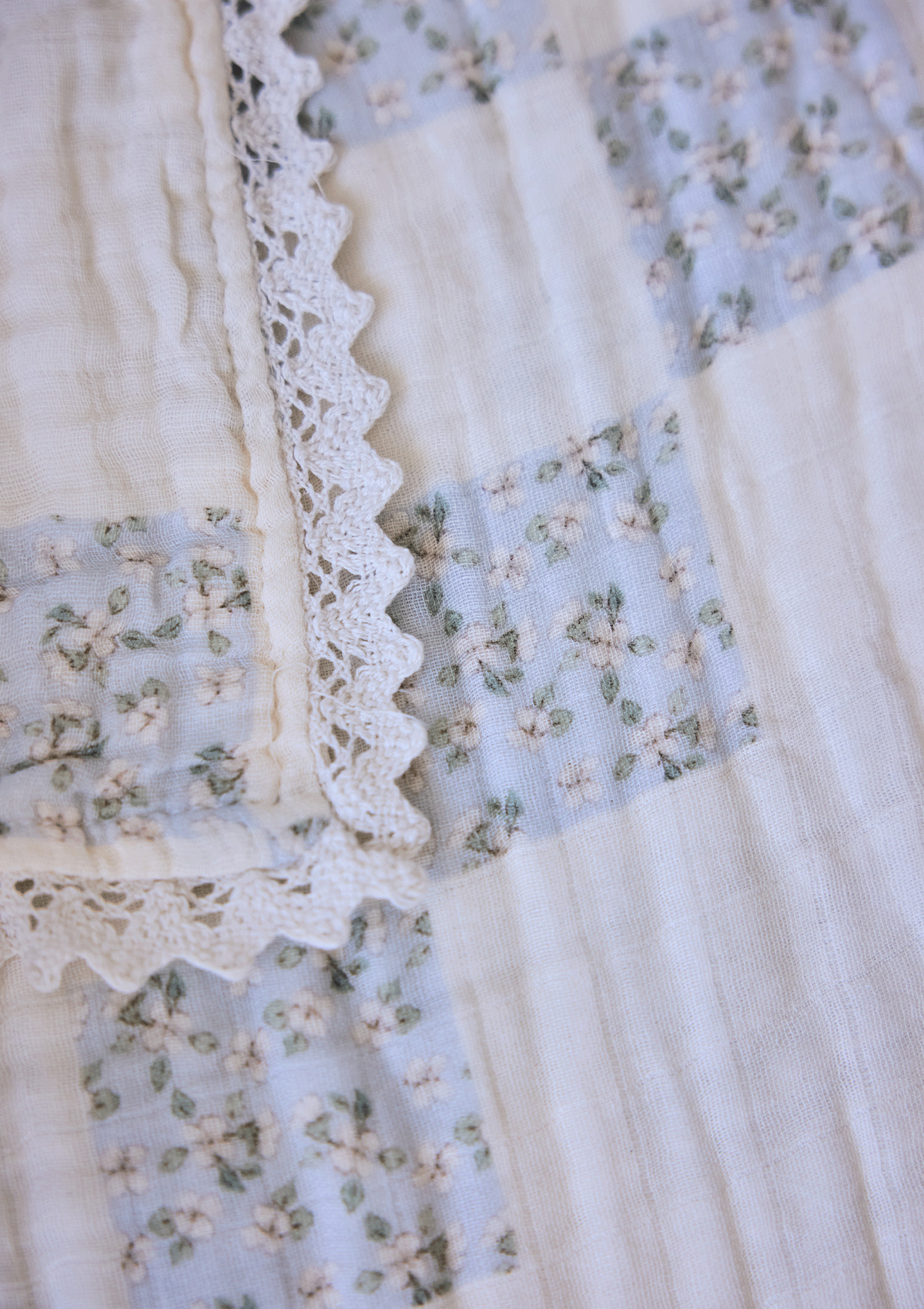 Camille Layered Muslin Coverlet