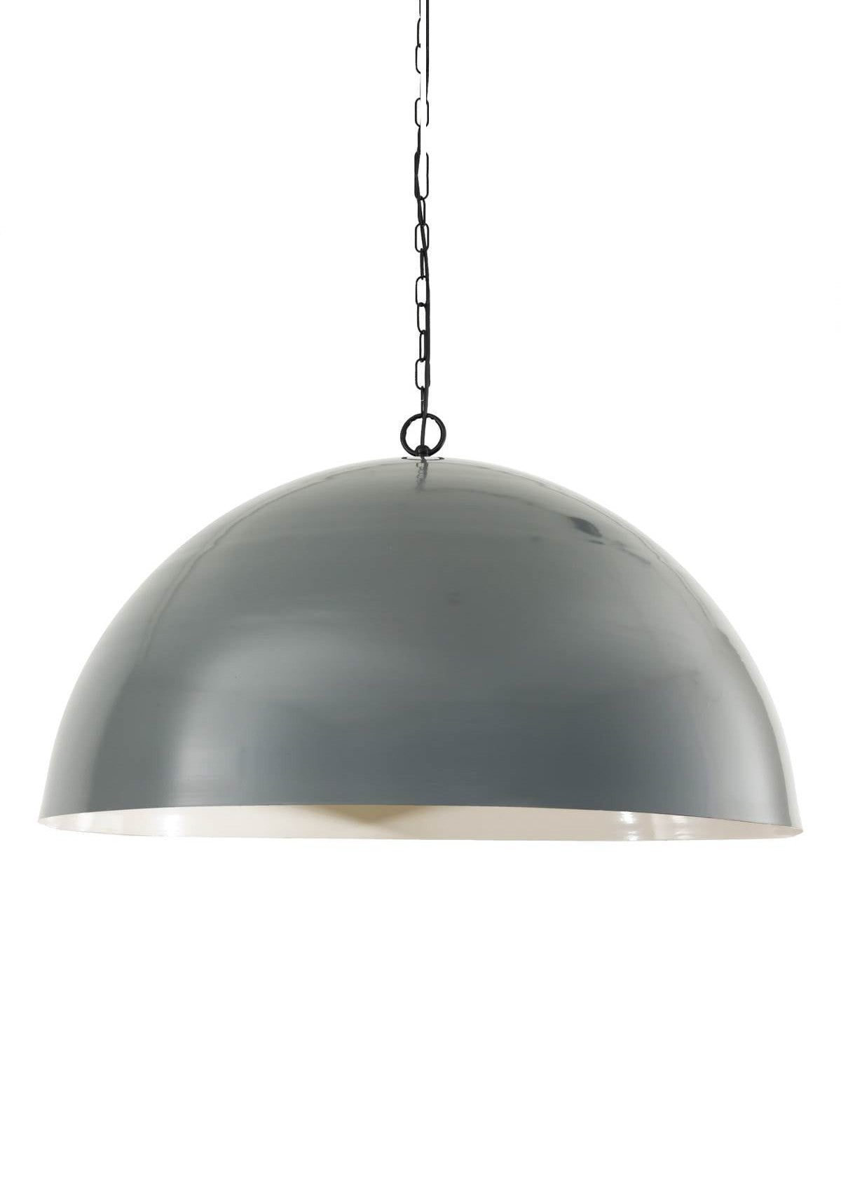 Copenhagen Large Scandinavian Dome Pendant Light – Grey