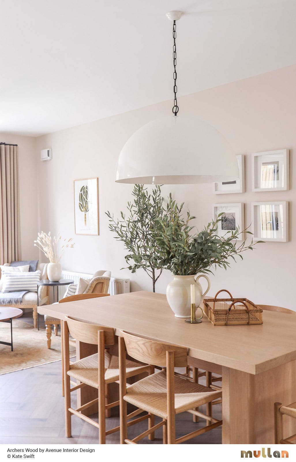 Copenhagen Large Scandinavian Dome Pendant Light