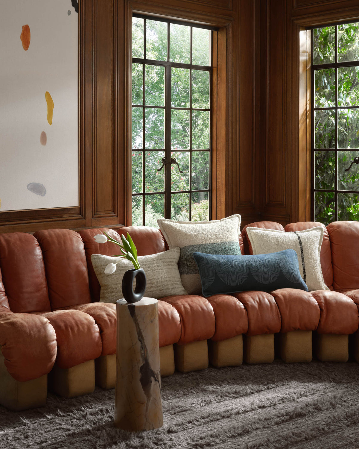 Dana Granite Rug – room scene