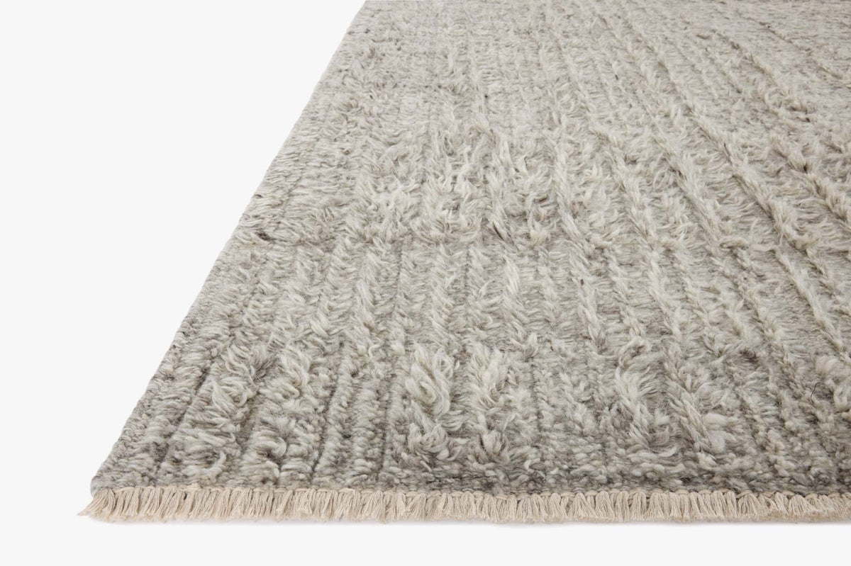 Dana Grey Rug – corner detail