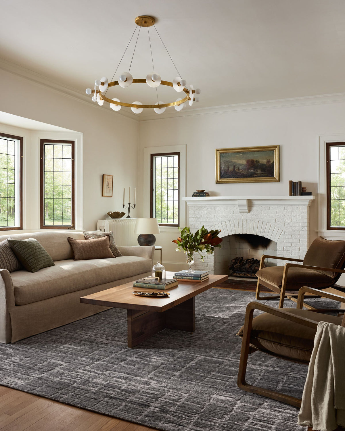 Daniel Slate Rug – room scene
