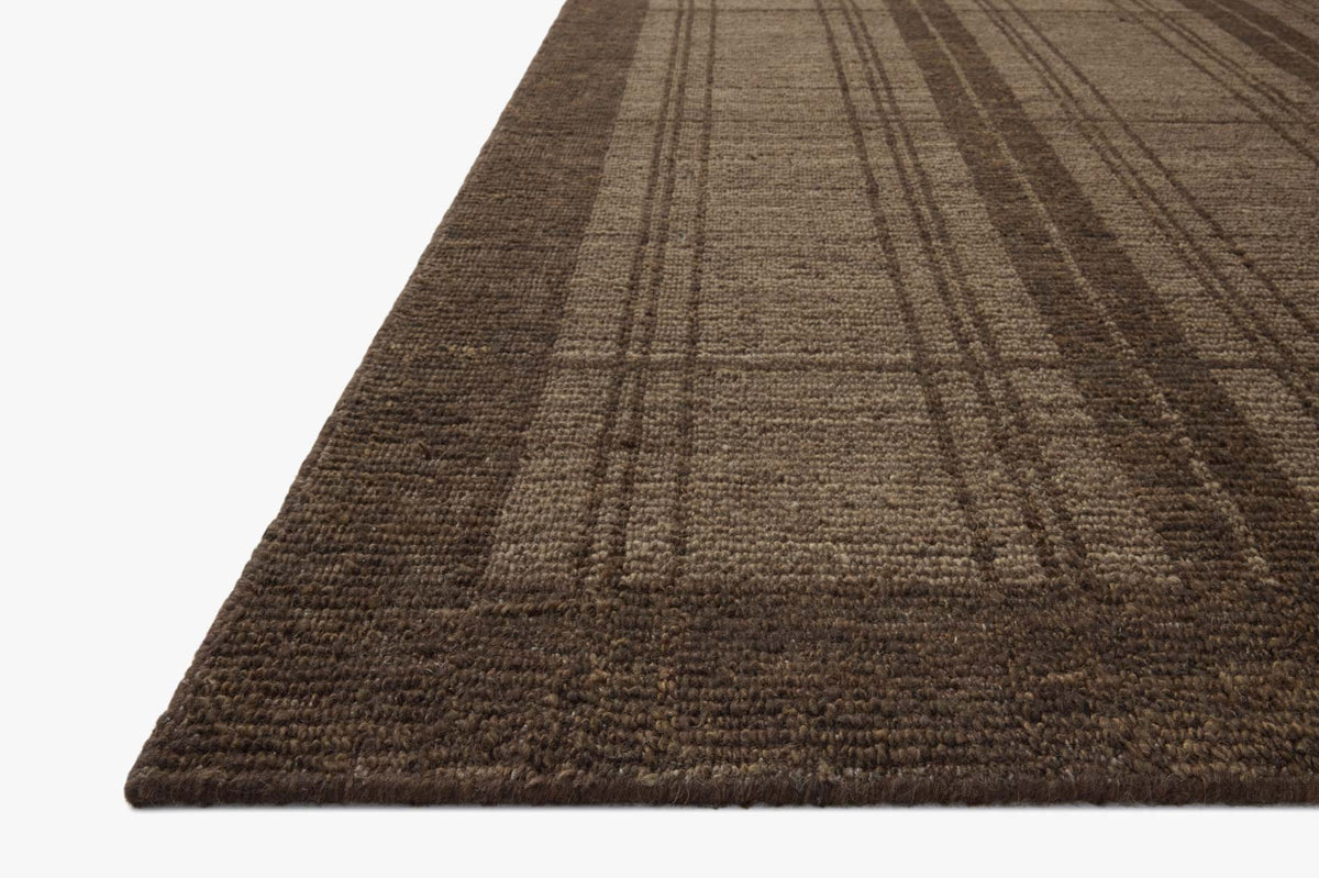 Declan Brown Rug – corner detail