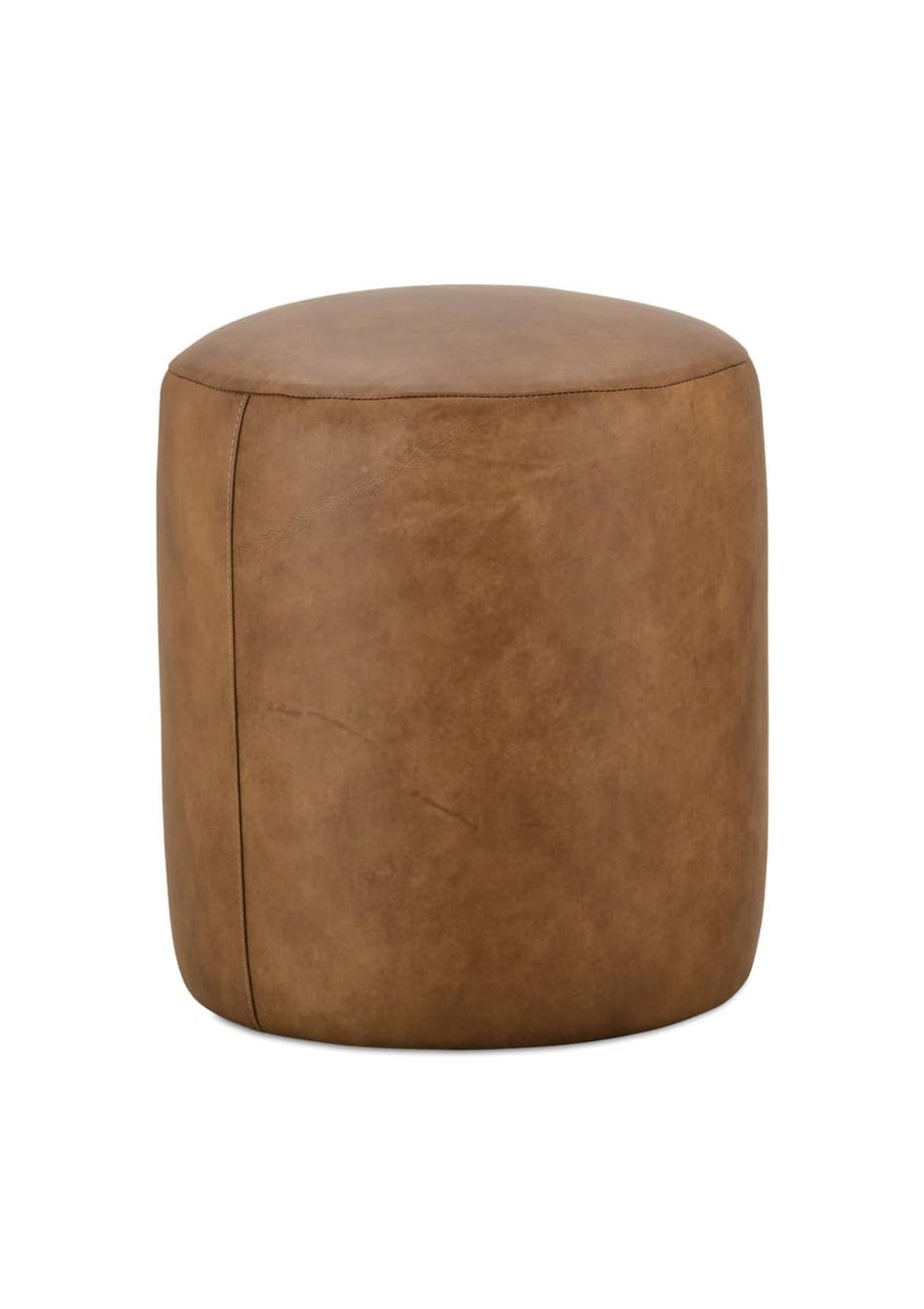 Elio Leather Ottoman