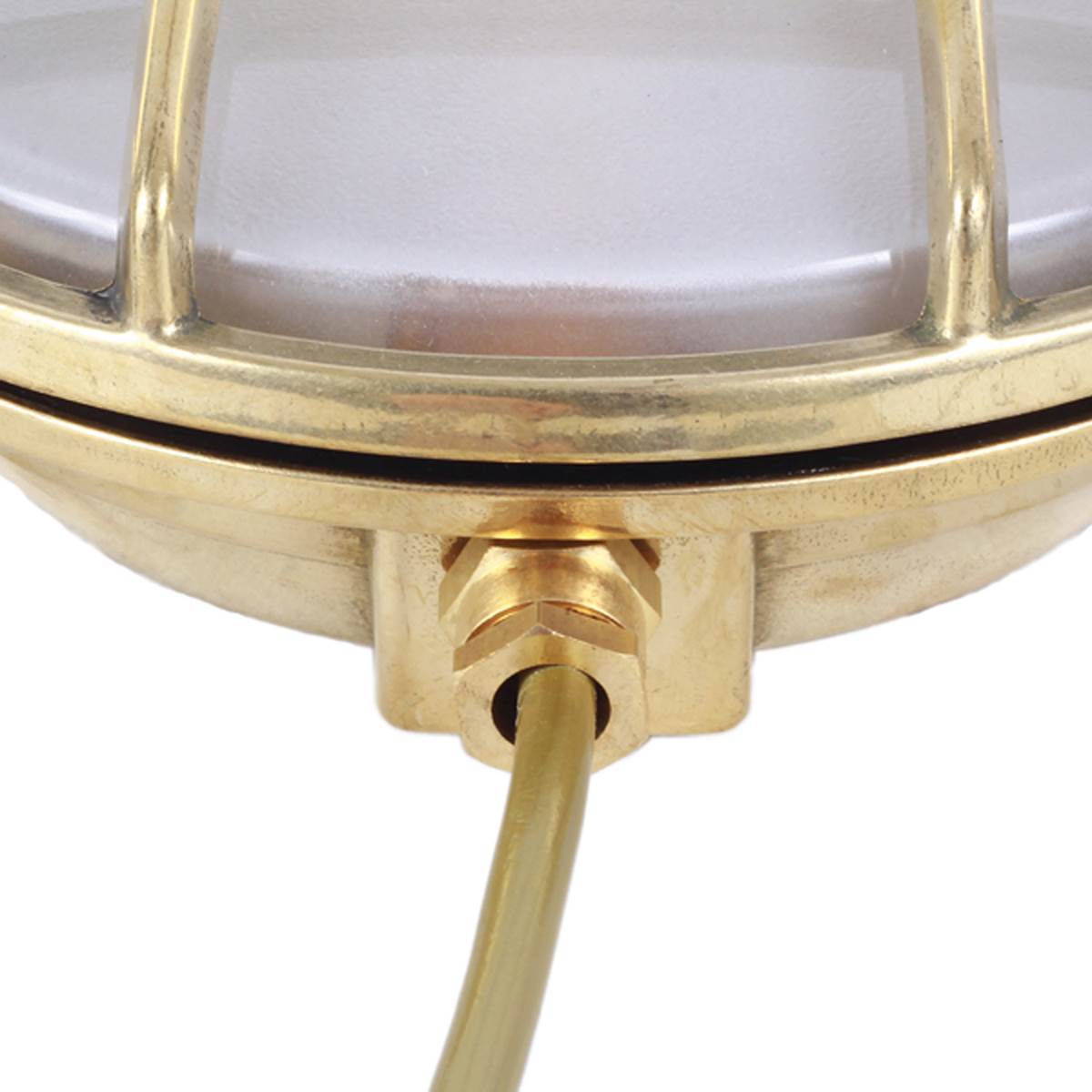 Ergo Marine Round Small Bulkhead Wall Sconce – Detail