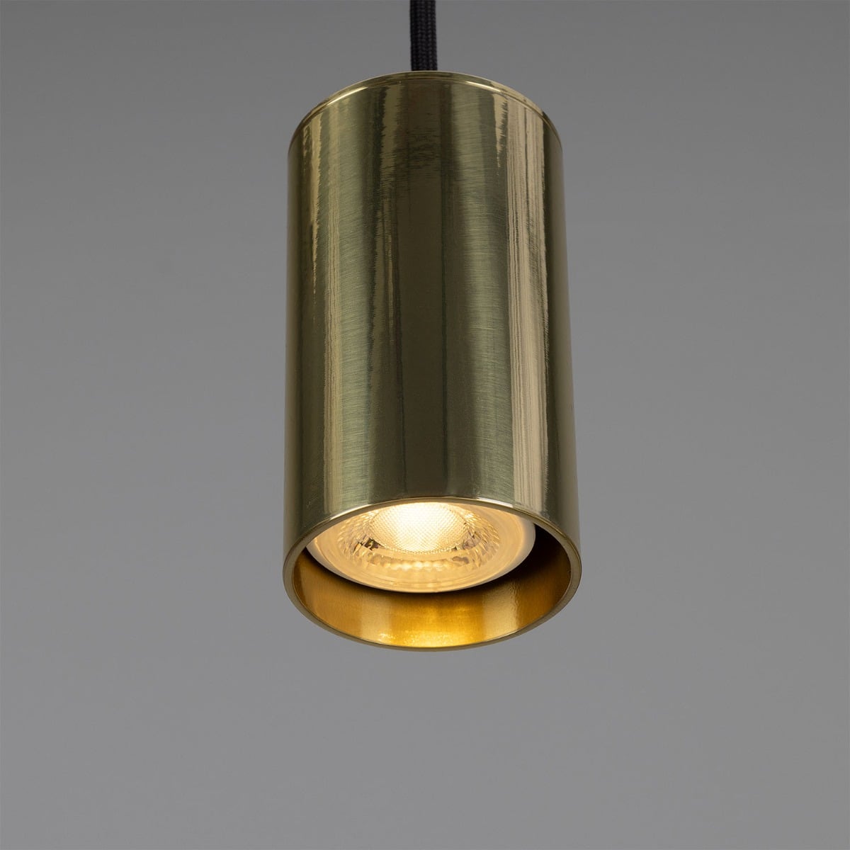 Evanston Brass Pendant Spotlight