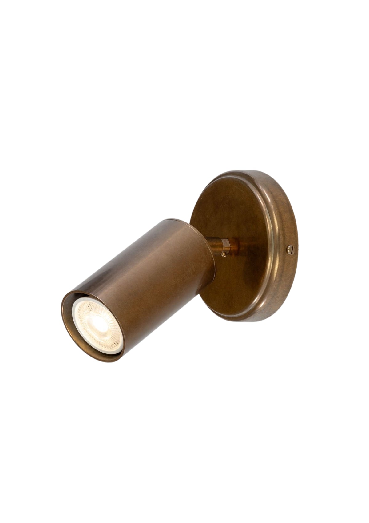 Evanston Directional Brass Wall Spotlight