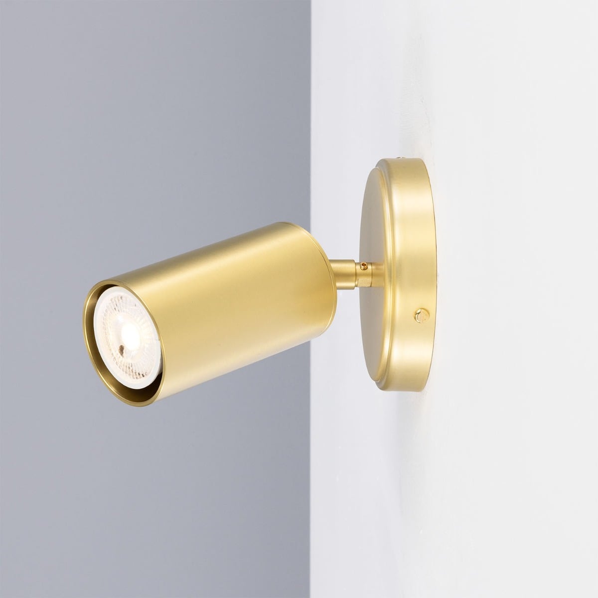 Evanston Directional Brass Wall Spotlight