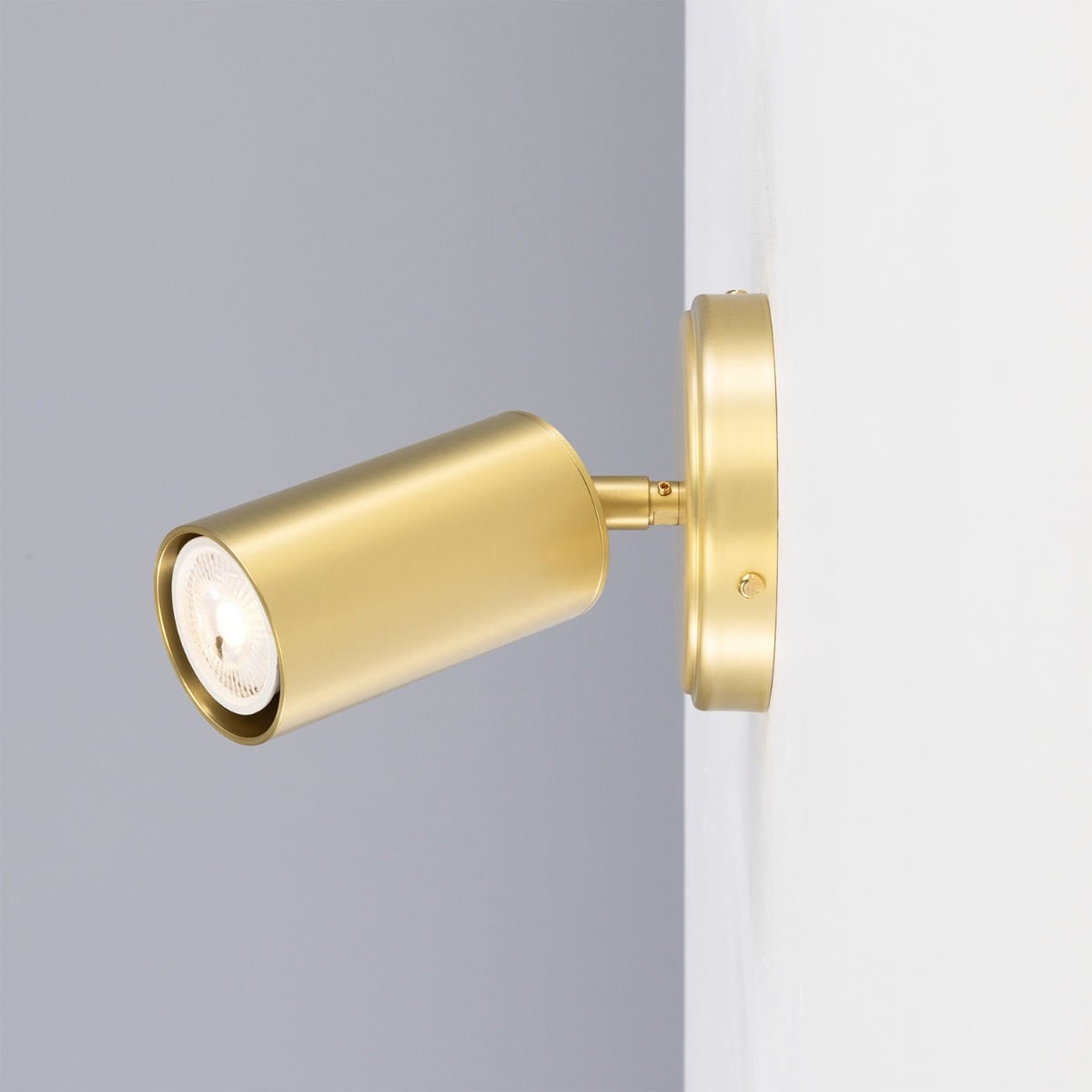 Evanston Directional Brass Wall Spotlight