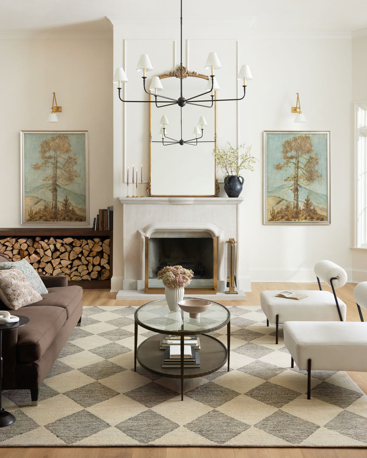 Francis Beige/Charcoal Rug – room scene