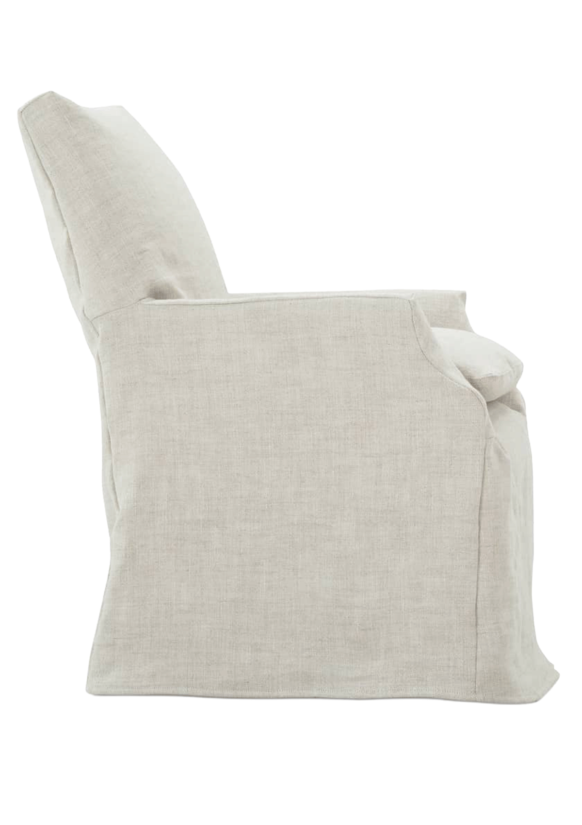 Fern Slipcovered Dining Arm Chair