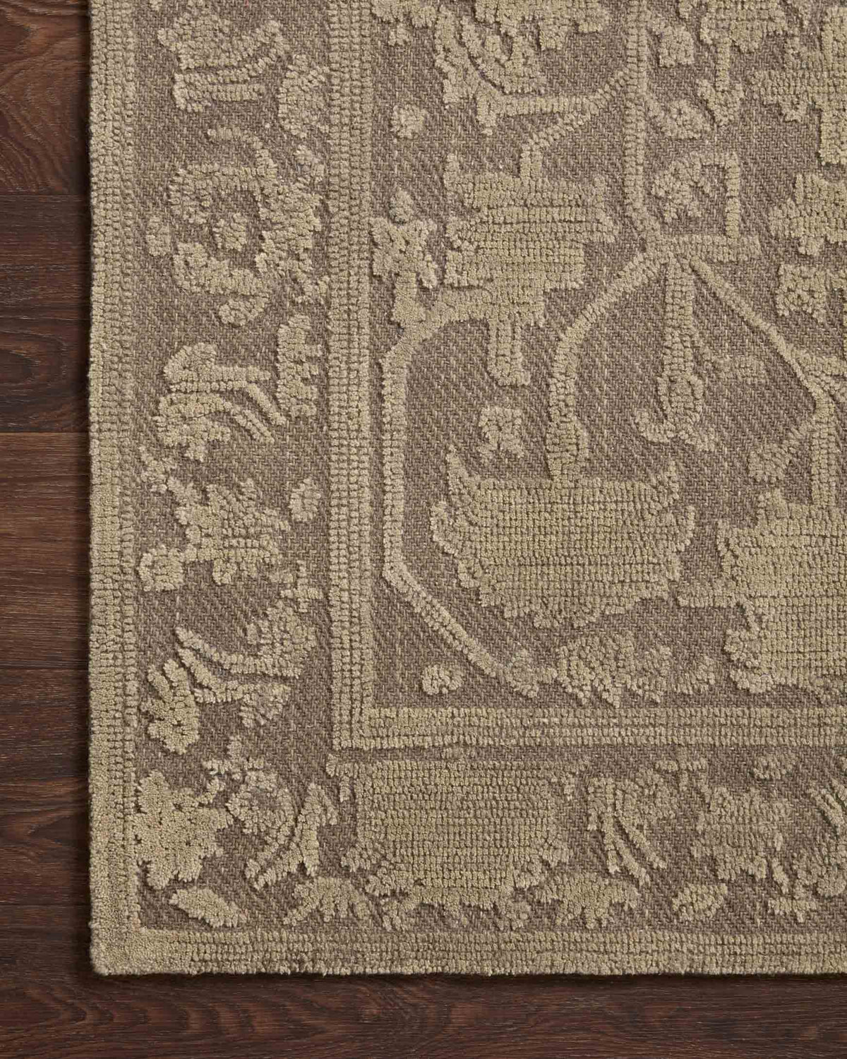 Gloria Bark/Khaki Rug – detail