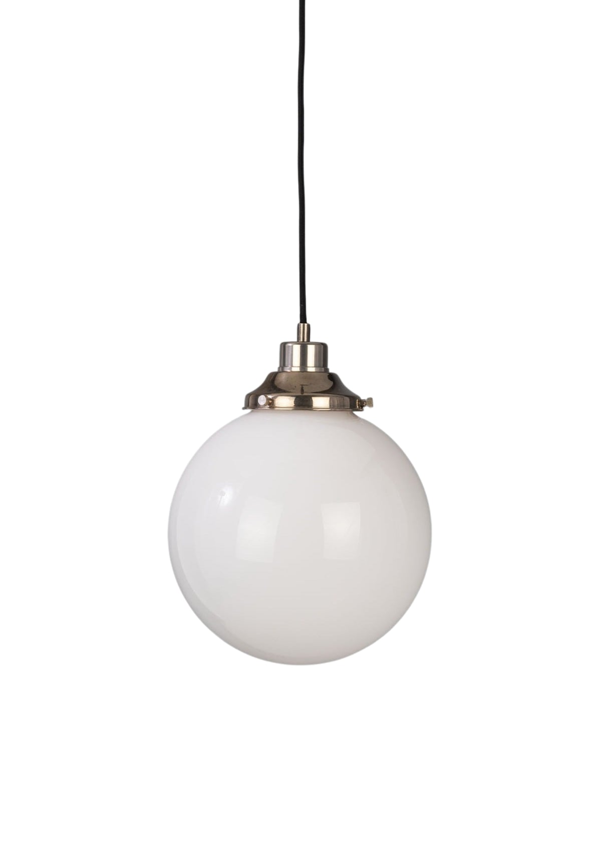 Gentry Opal Globe Pendant Light 9.75" – Antique Silver