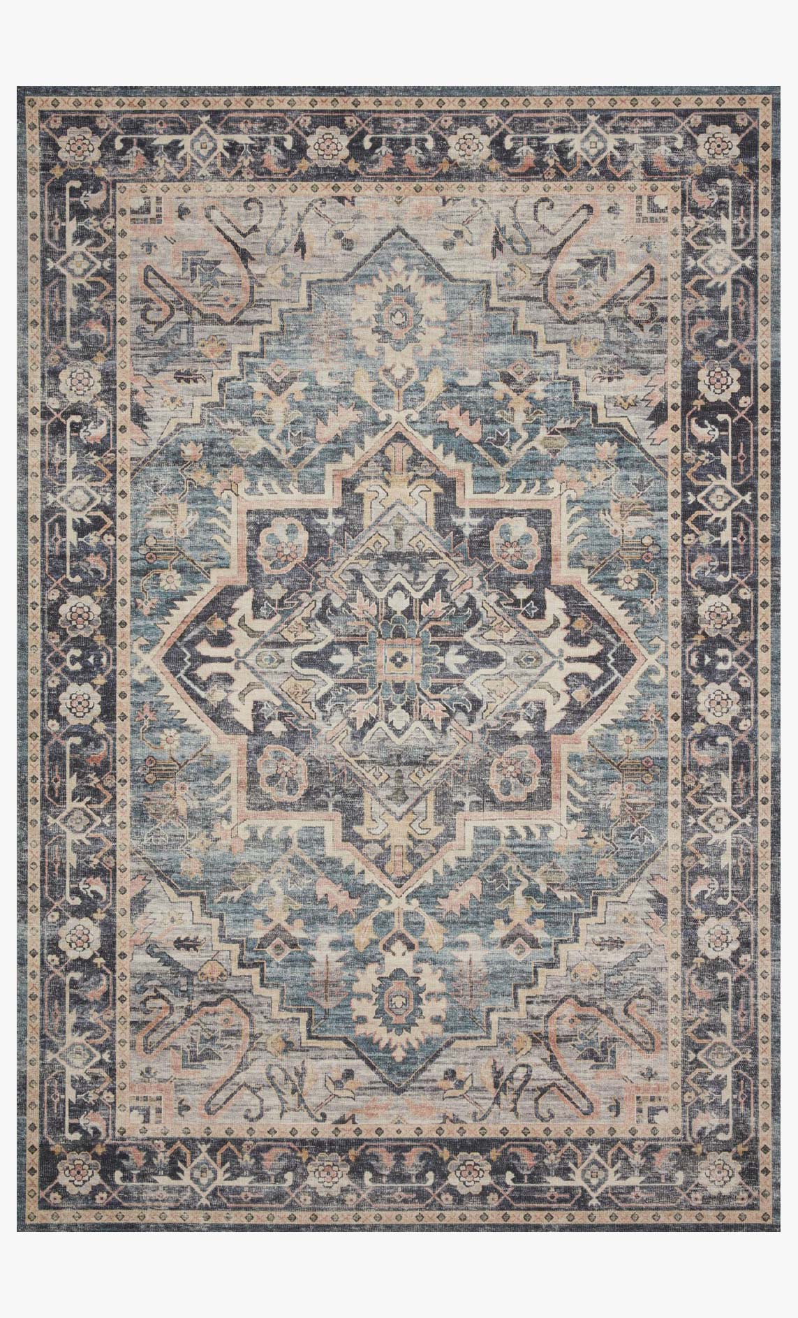 Hathaway Navy/Multi Rug