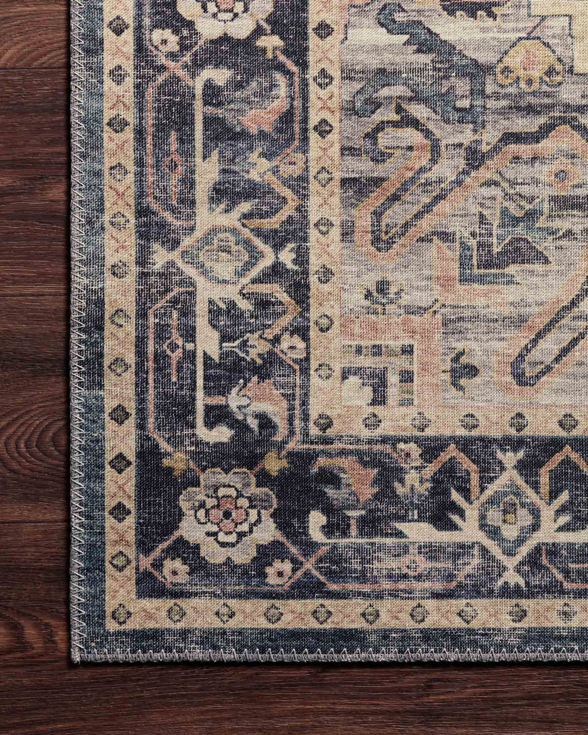 Hathaway Navy/Multi Rug – detail