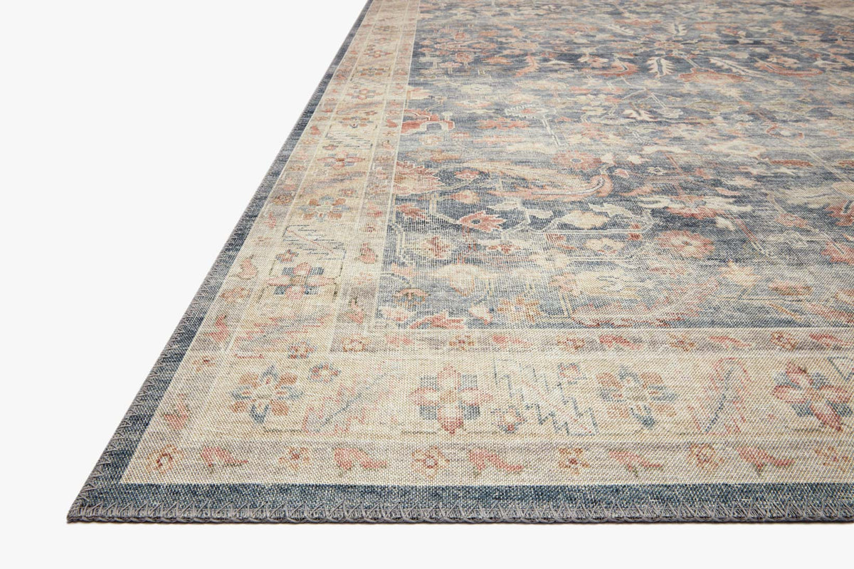 Hathaway Denim/Multi Rug – corner detail