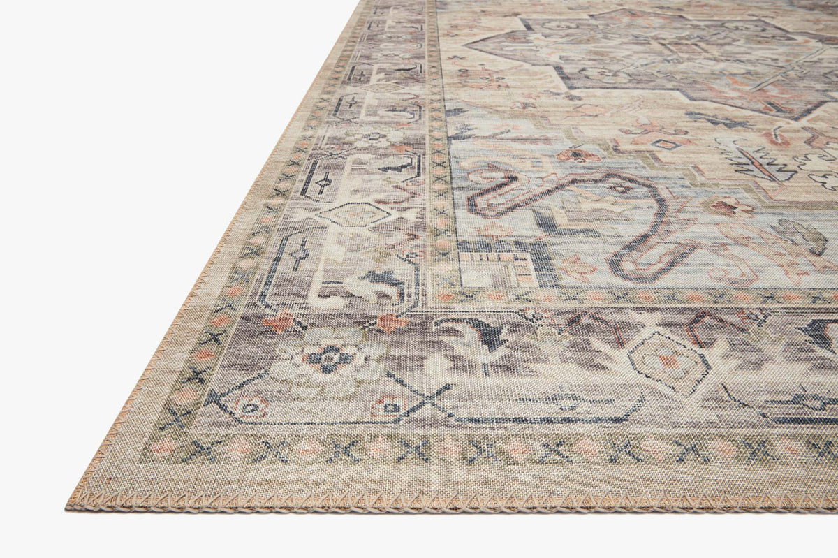 Hathaway Multi/Ivory Rug – corner detail