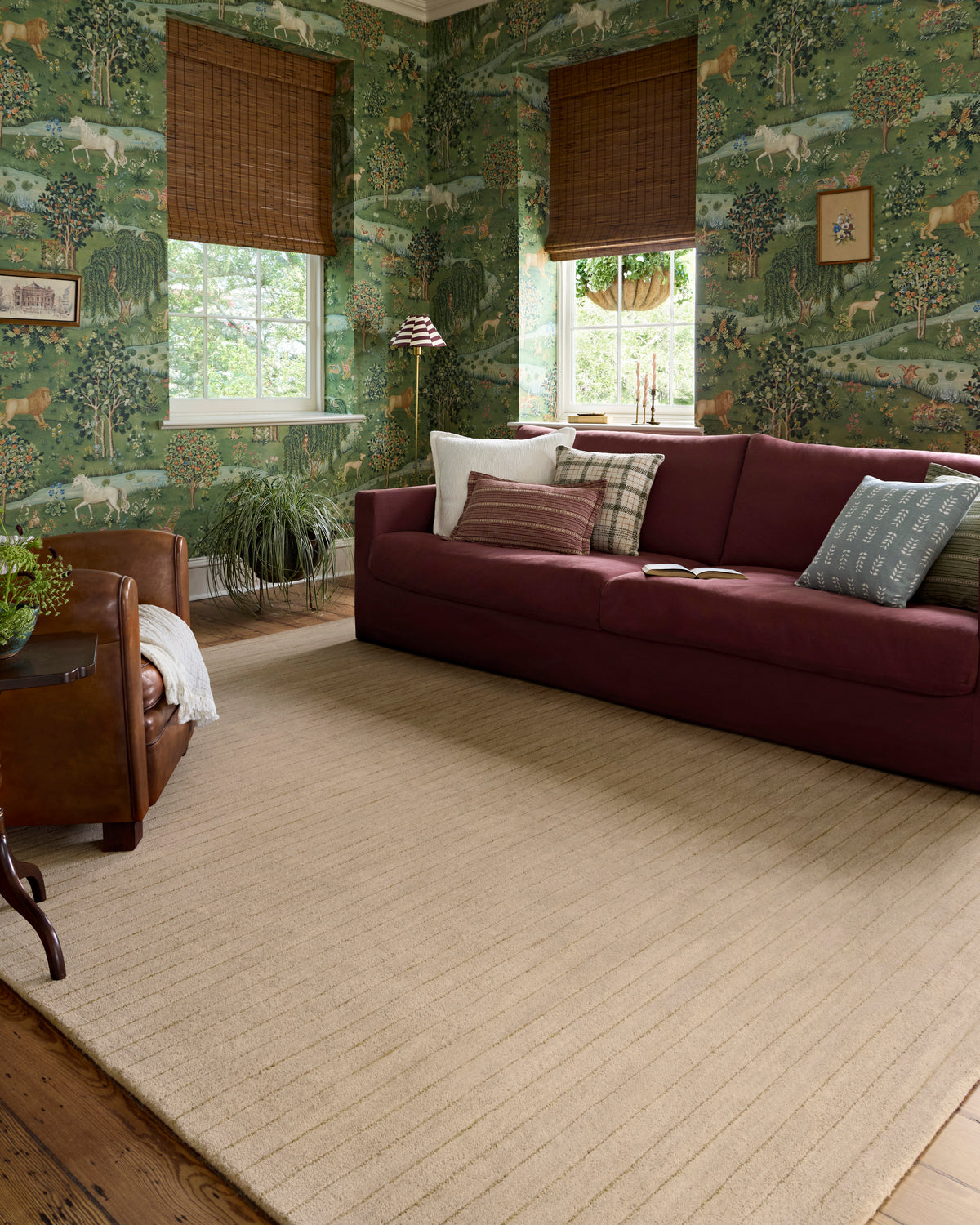 Henry Beige/Wheat Rug – room scene