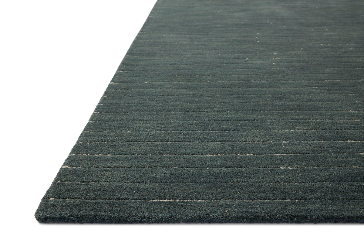 Henry Denim/Ivory Rug – corner detail