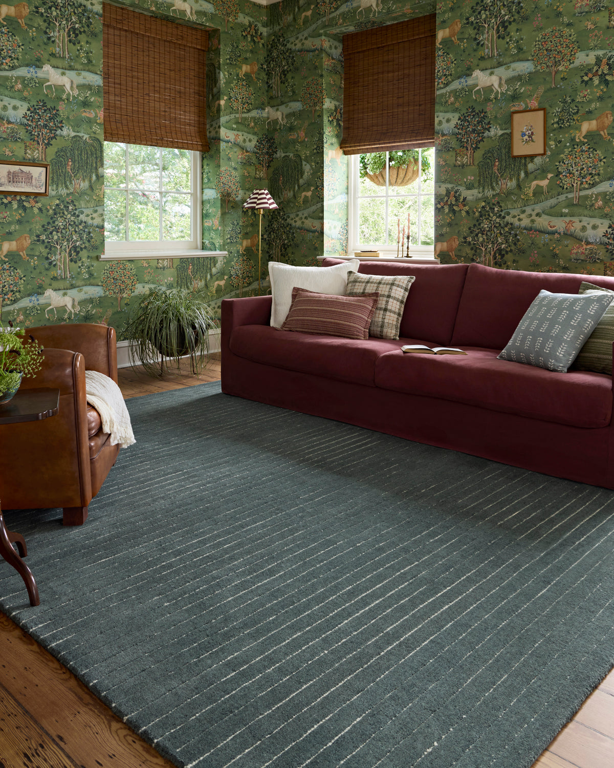Henry Denim/Ivory Rug – room scene