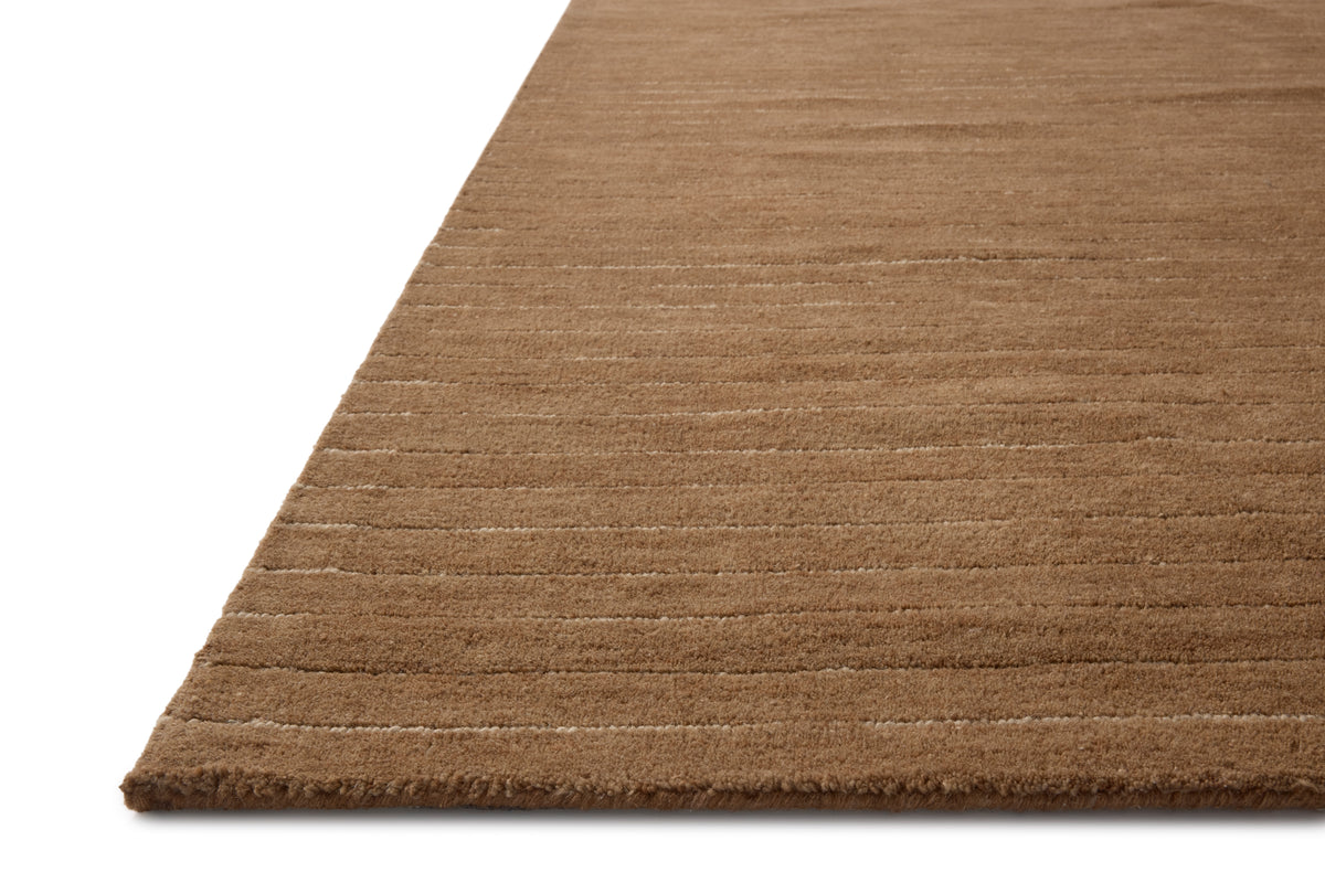 Henry Rust/Natural Rug – corner detail