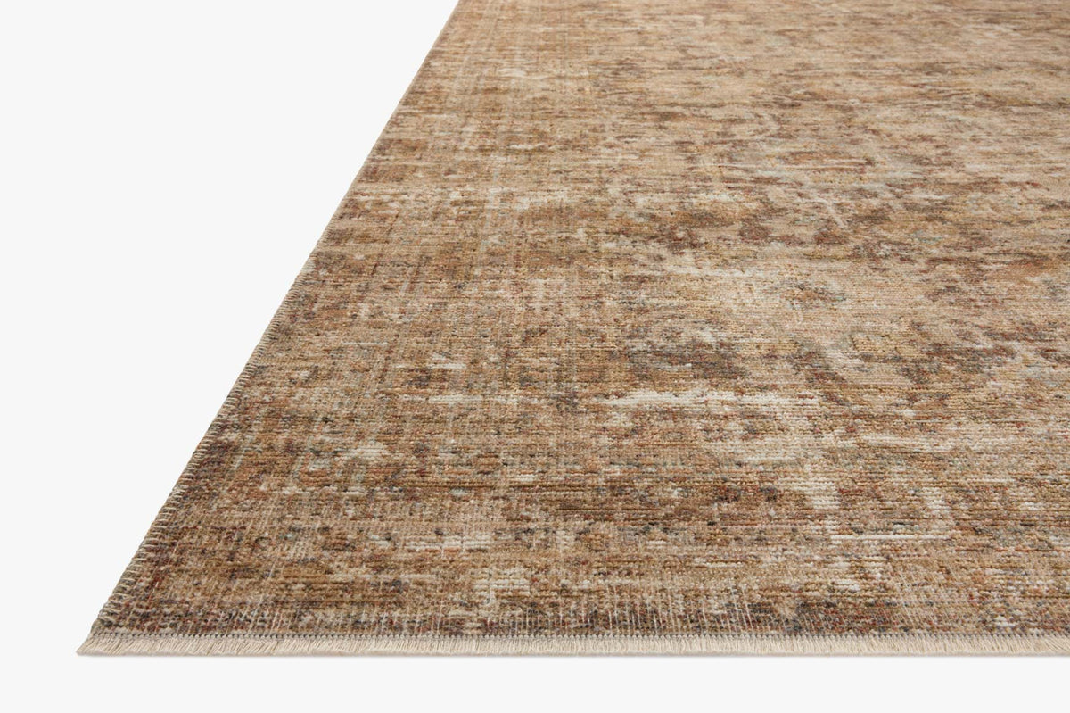 Heritage Bark/Multi Rug – corner detail