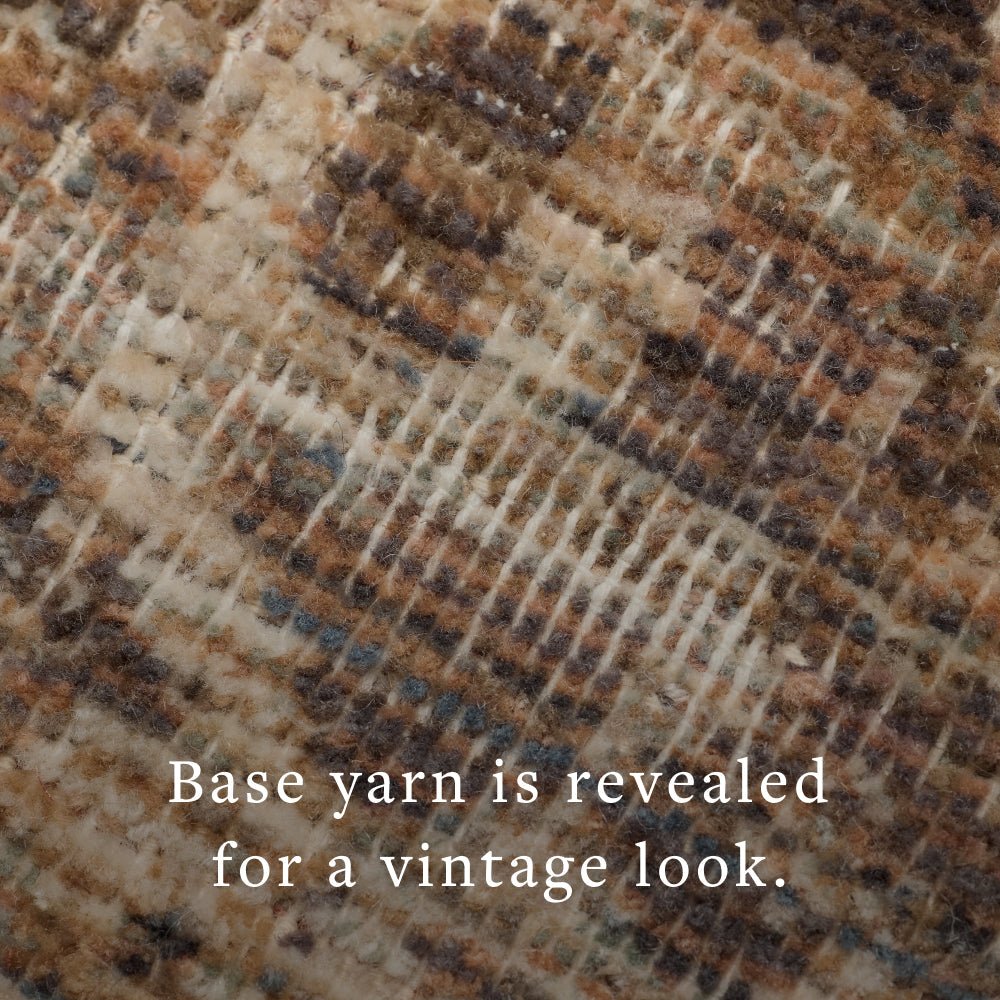 Heritage Mocha/Denim Rug – detail