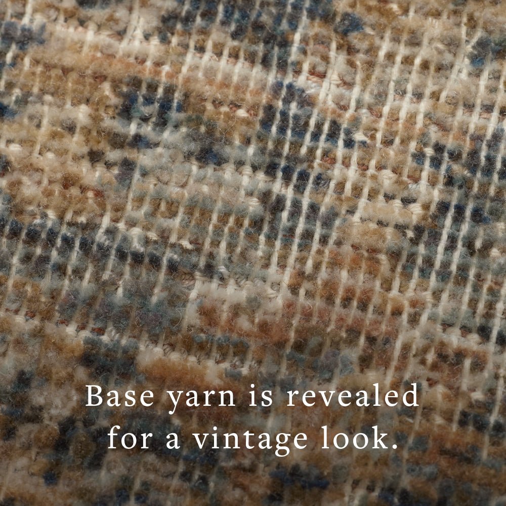 Heritage Sage/Navy Rug – detail