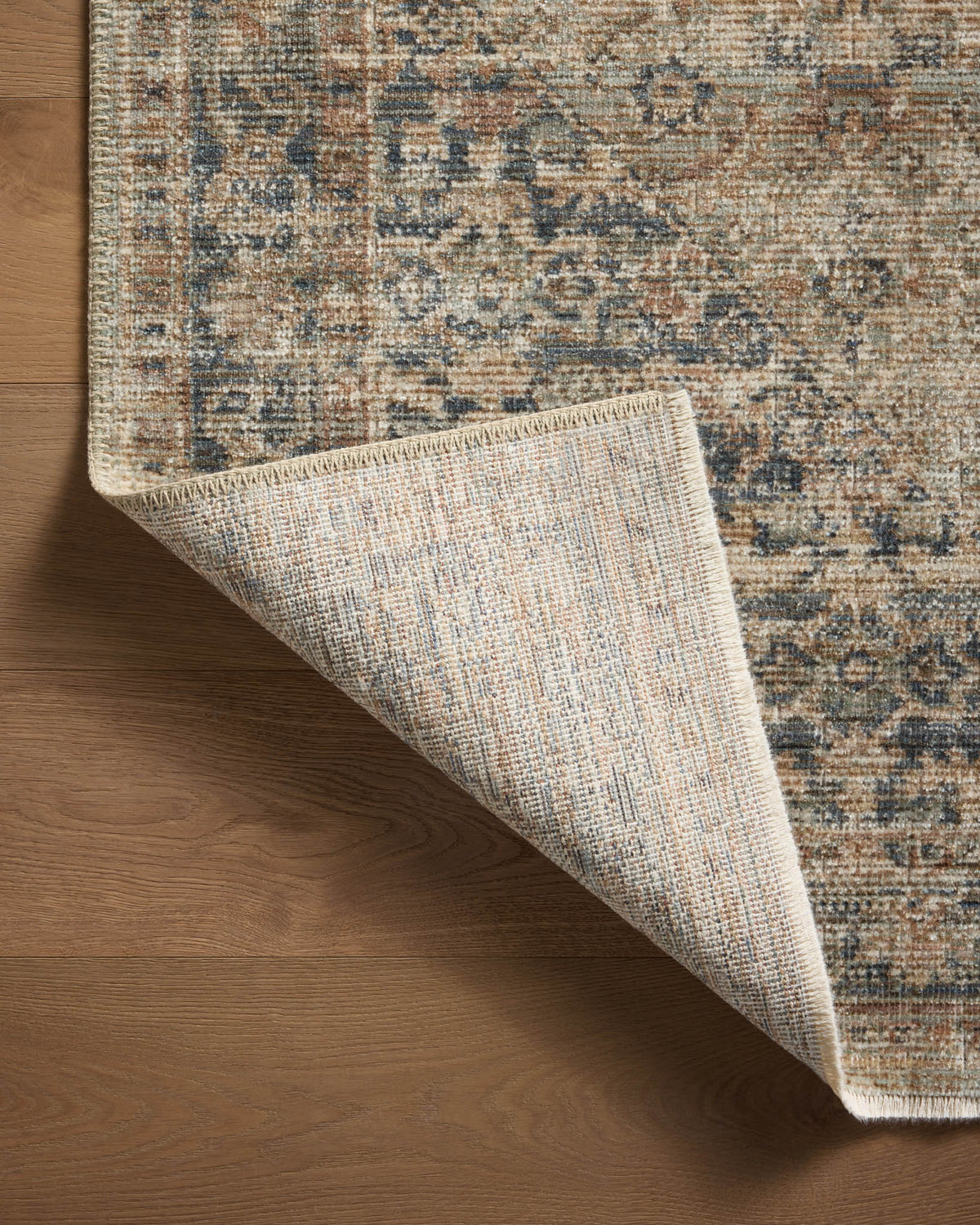 Heritage Sage/Navy Rug – detail