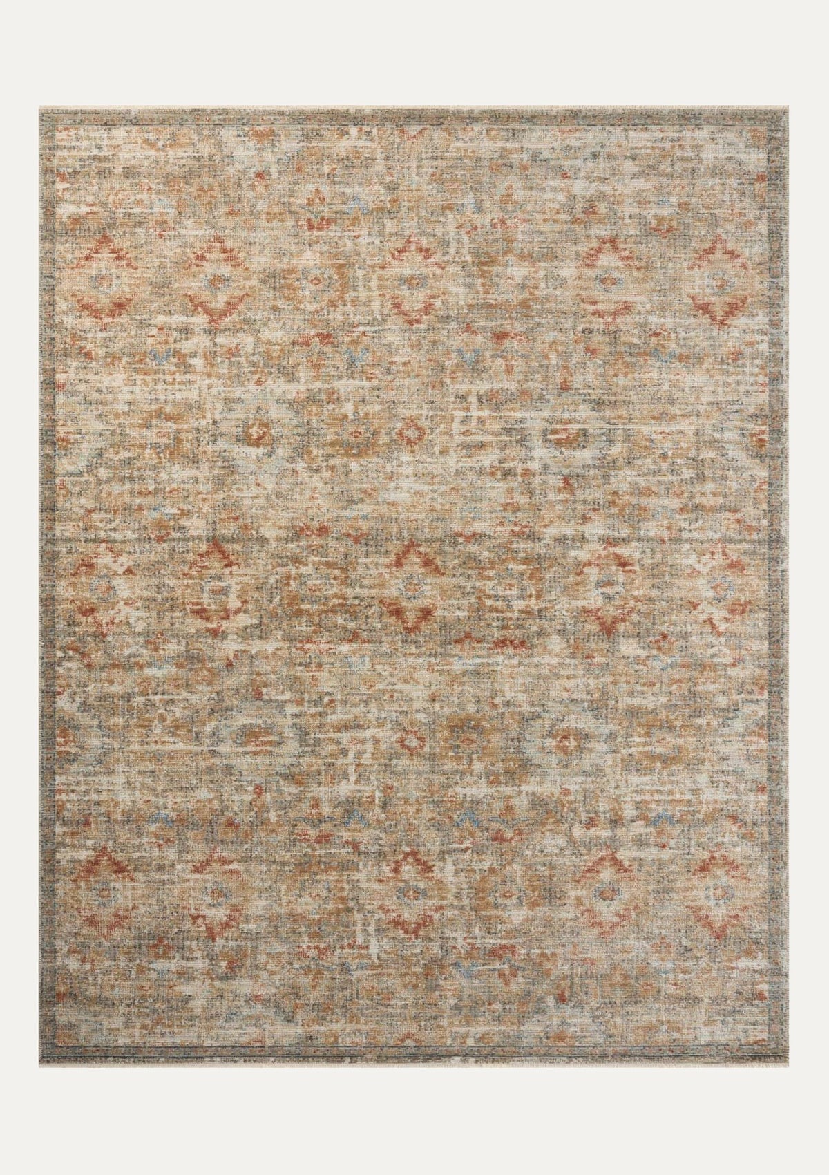 Heritage Grey/Sunset Rug