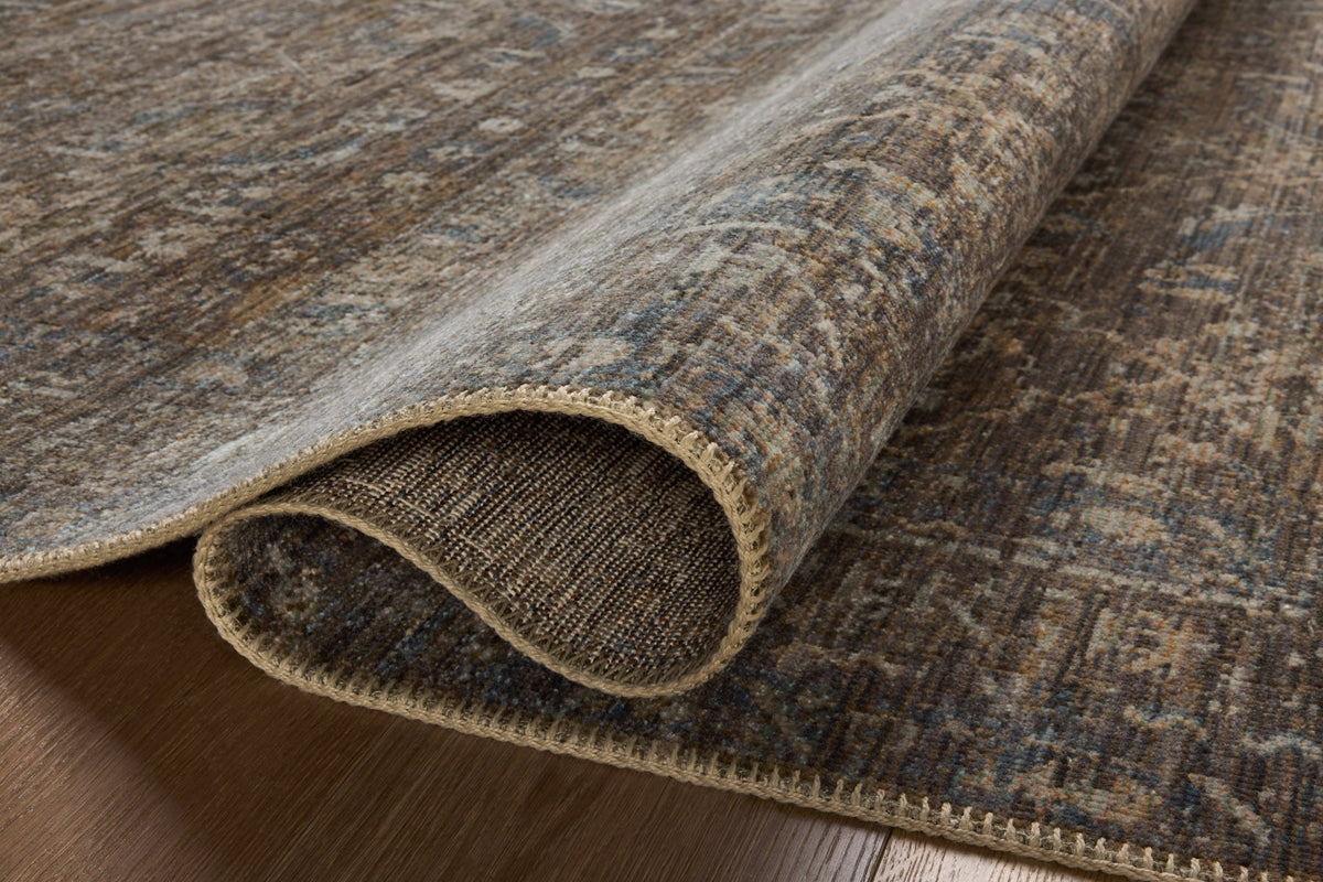 Heritage Lagoon/Tobacco Rug – detail