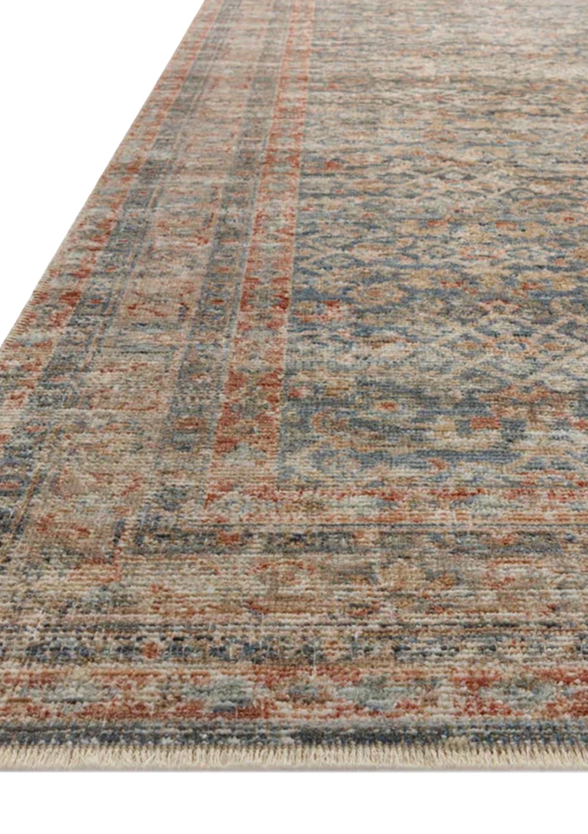 Heritage Blue/Rust Rug