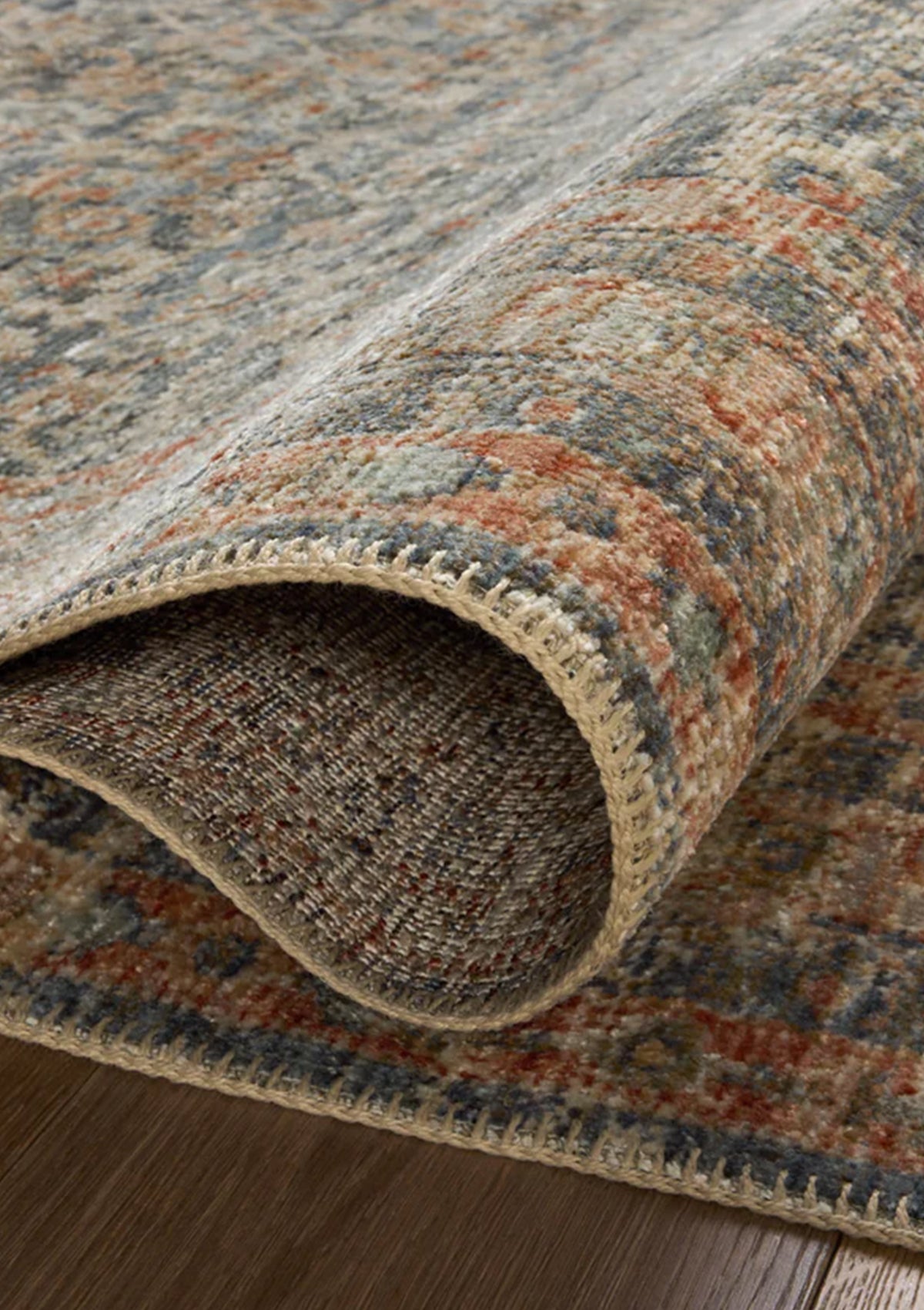 Heritage Blue/Rust Rug