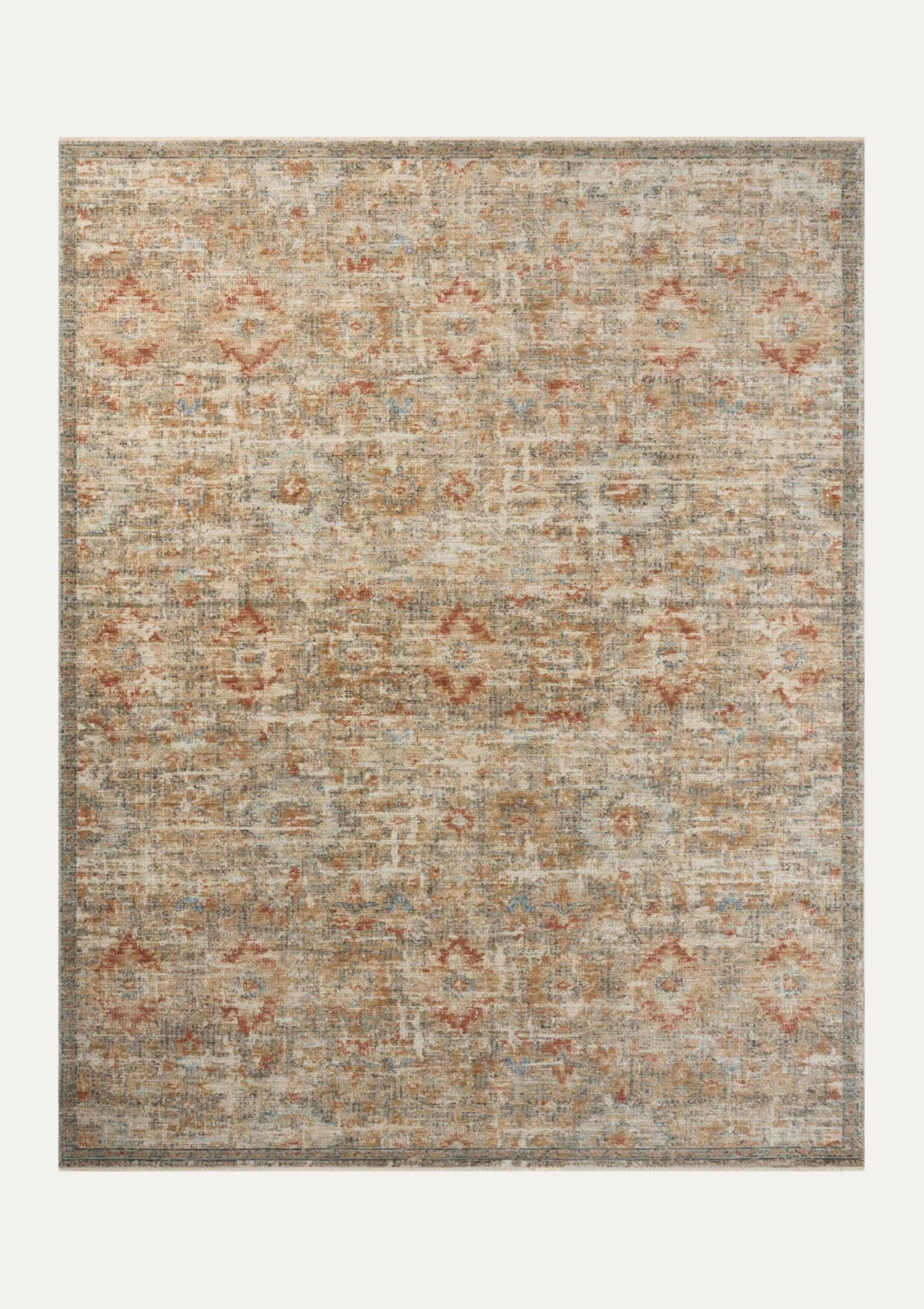Heritage Grey/Sunset Rug