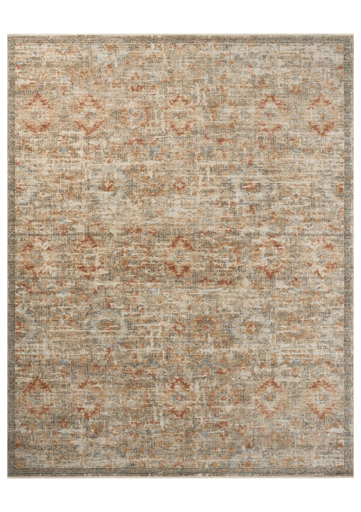 Heritage Grey/Sunset Rug