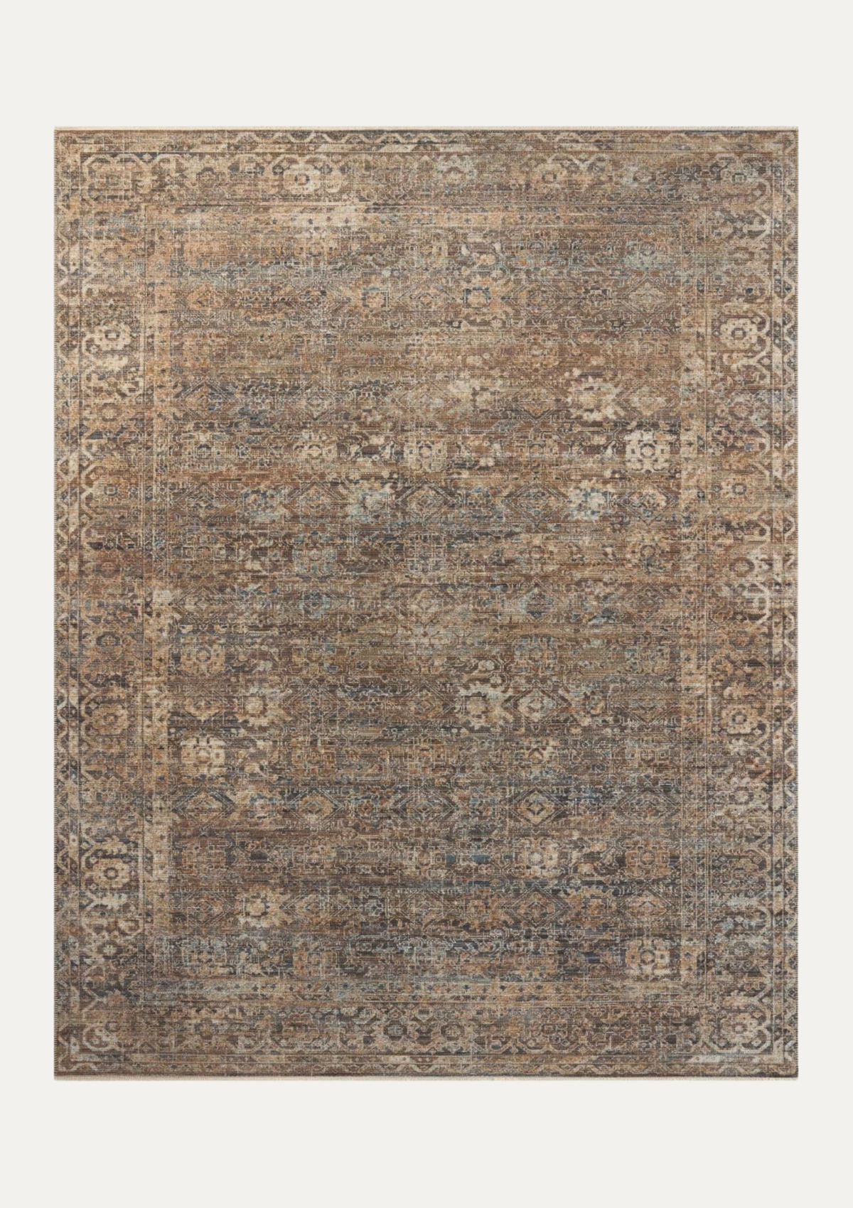 Heritage Mocha/Denim Rug