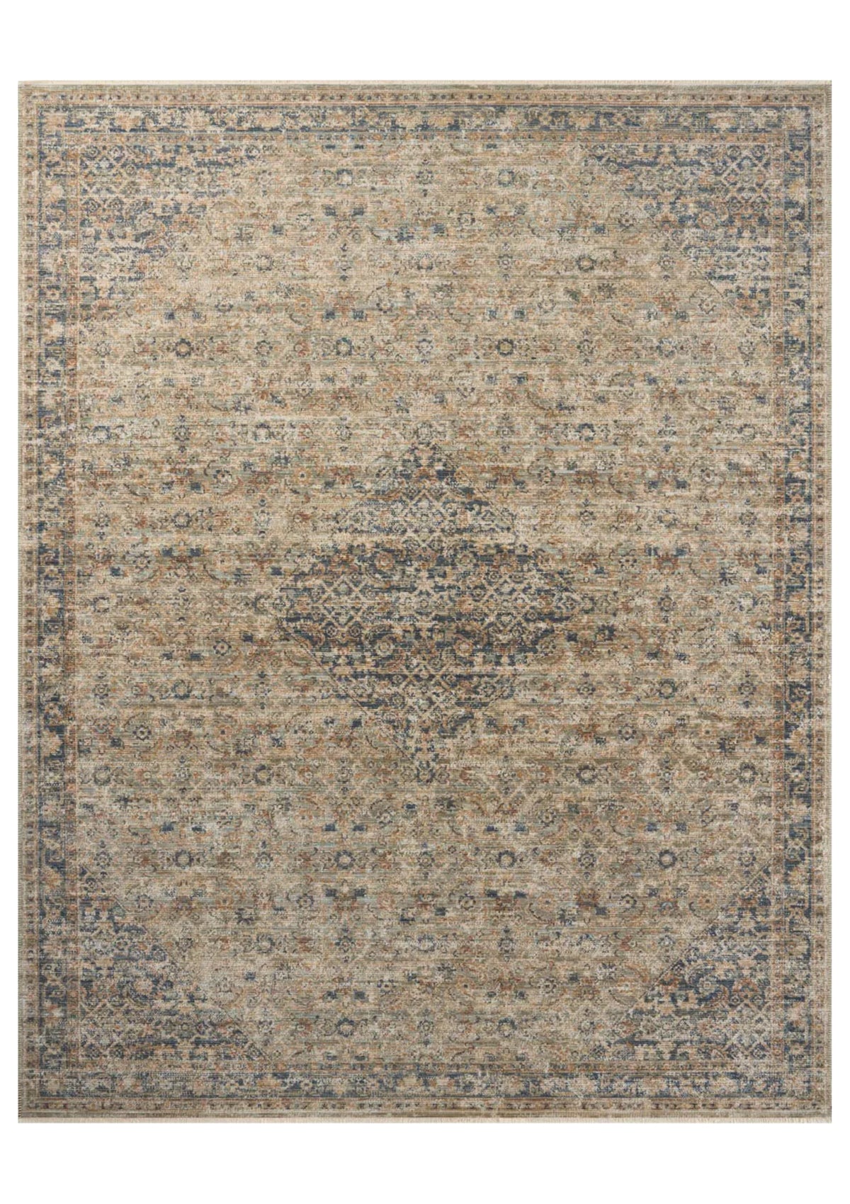 Heritage Sage/Navy Rug