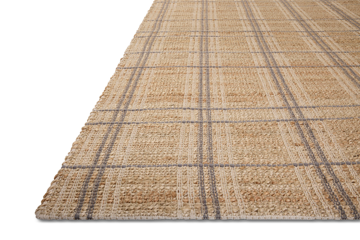 Judy Natural/Stone Rug – corner detail
